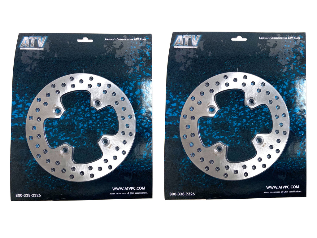 Precision Front Brake Rotors for Kawasaki 41080-0585 Optimal Braking Set of 2
