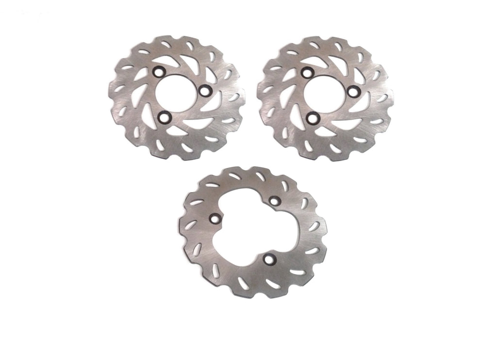 Precision Full Brake Rotor Set for Suzuki QuadRacer 450 LT-R450 Optimal Braking