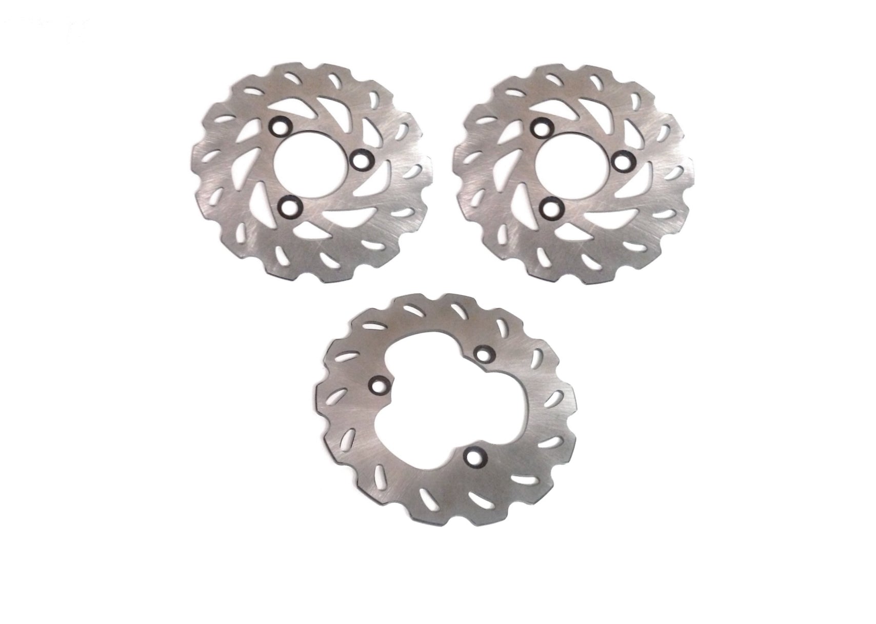 Precision Full Brake Rotor Set for Suzuki QuadRacer 450 LT-R450 Optimal Braking