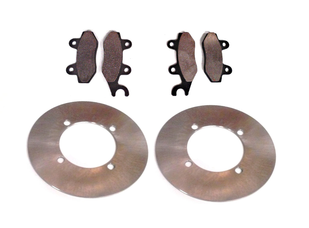Precision Rear Brake Rotors & Pads for Yamaha Rhino 700 2008-2013