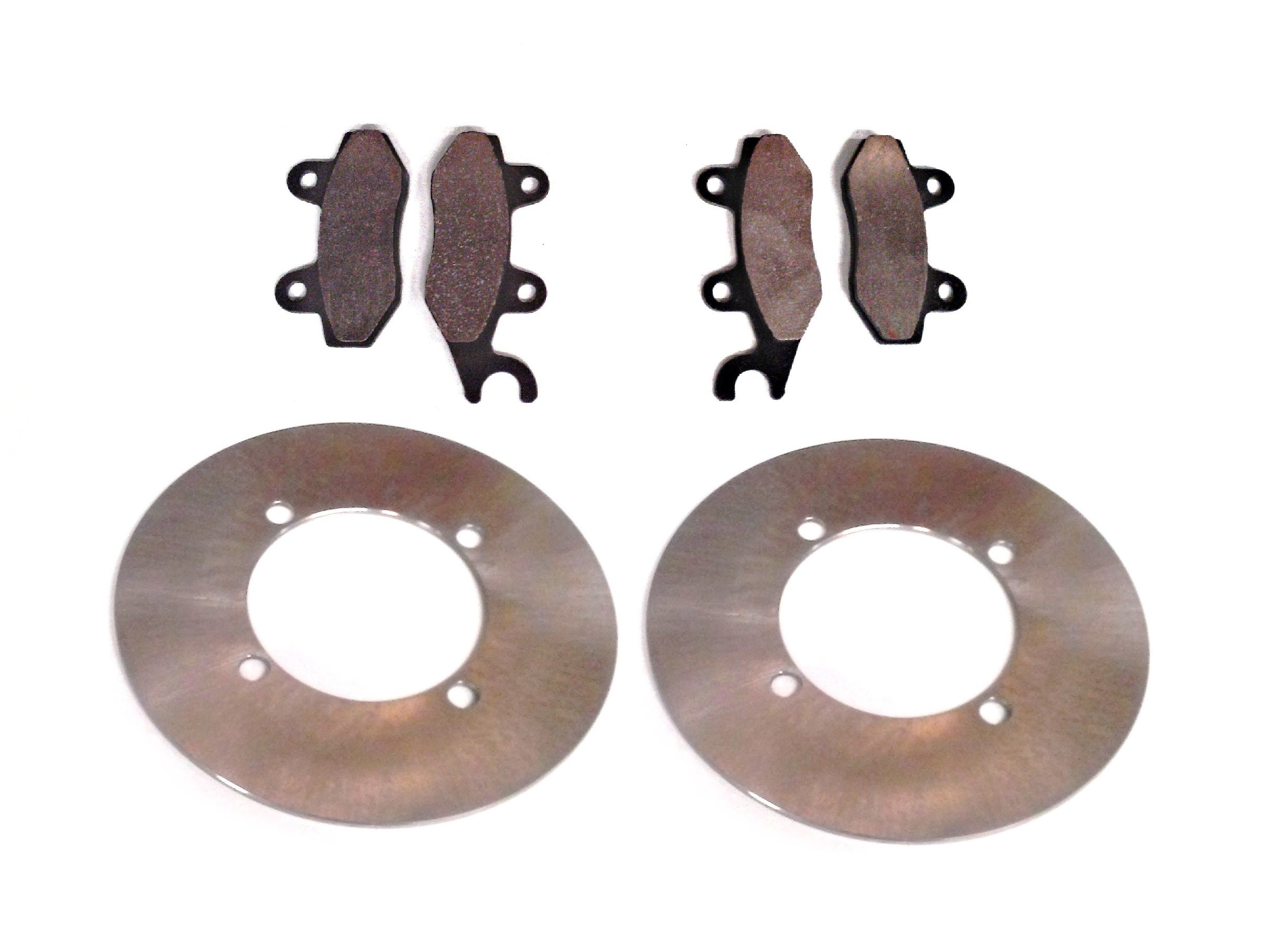 Precision Rear Brake Rotors & Pads for Yamaha Rhino 700 2008-2013