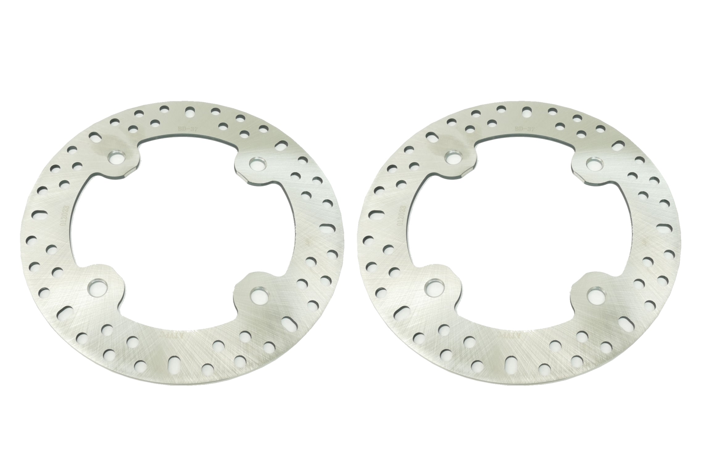 Precision Front Brake Rotors for Polaris 5250068 Optimal Braking Set of 2