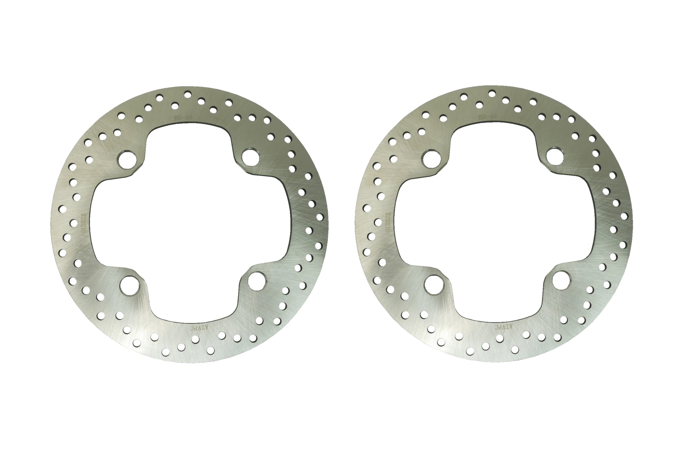 Precision Front Brake Rotors for Polaris 5257196 Optimal Braking Set of 2