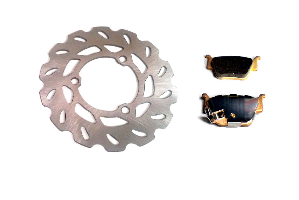 Precision Rear Brake Rotor & Pads for Honda TRX450R & TRX450ER 2x4 2004-2014