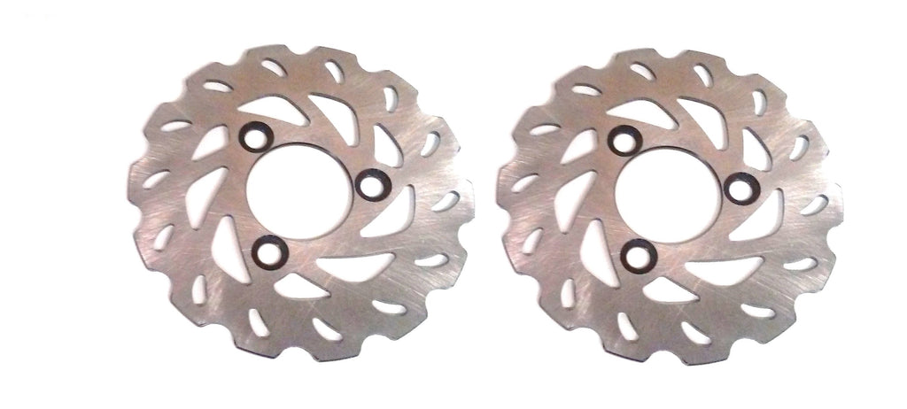 Precision Full Brake Rotor Set for Suzuki QuadRacer 450 LT-R450 Optimal Braking