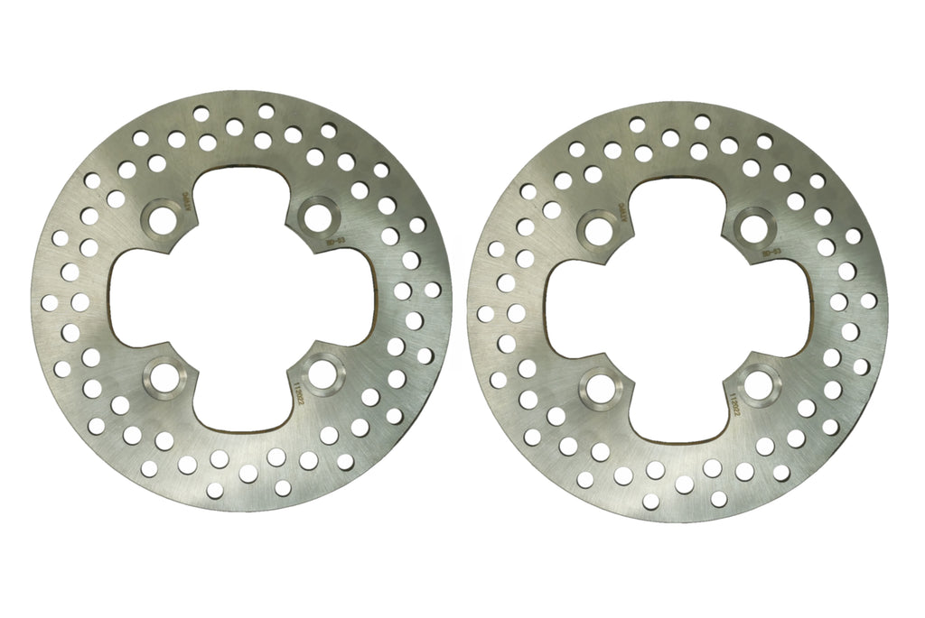 Precision Front Brake Rotors for Kawasaki 41080-0061 Optimal Braking Set of 2