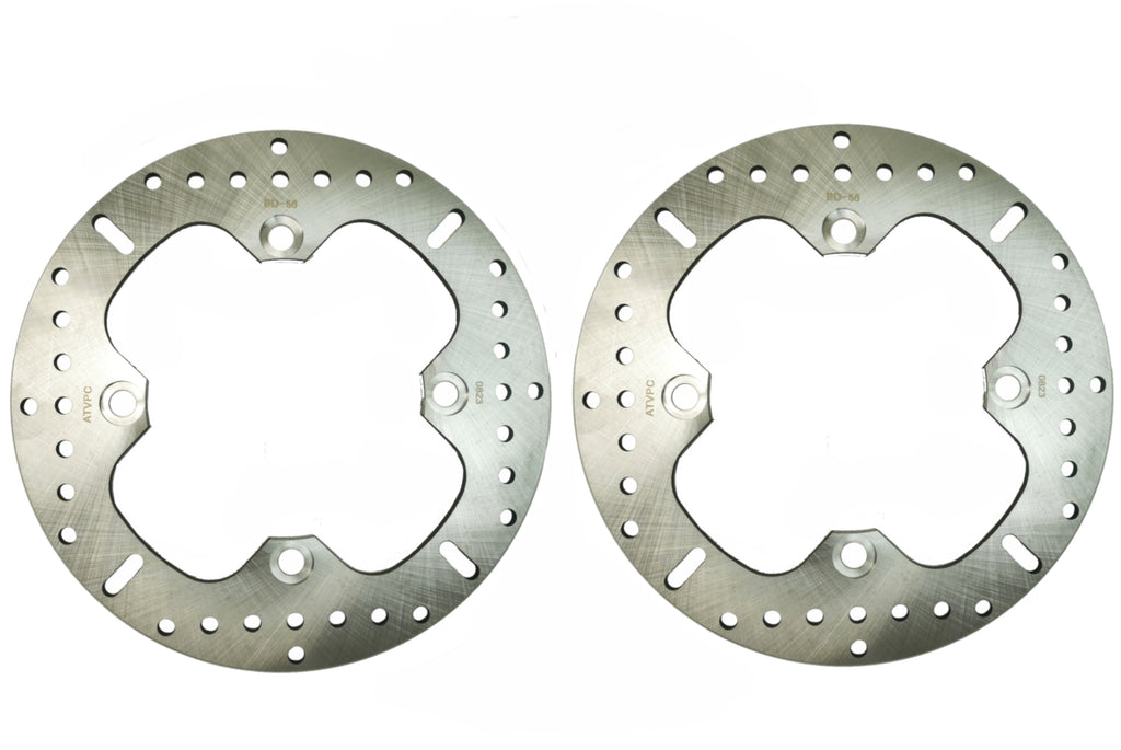 Precision Brake Rotors for Kawasaki 41080-0712 Optimal Braking Set of 2
