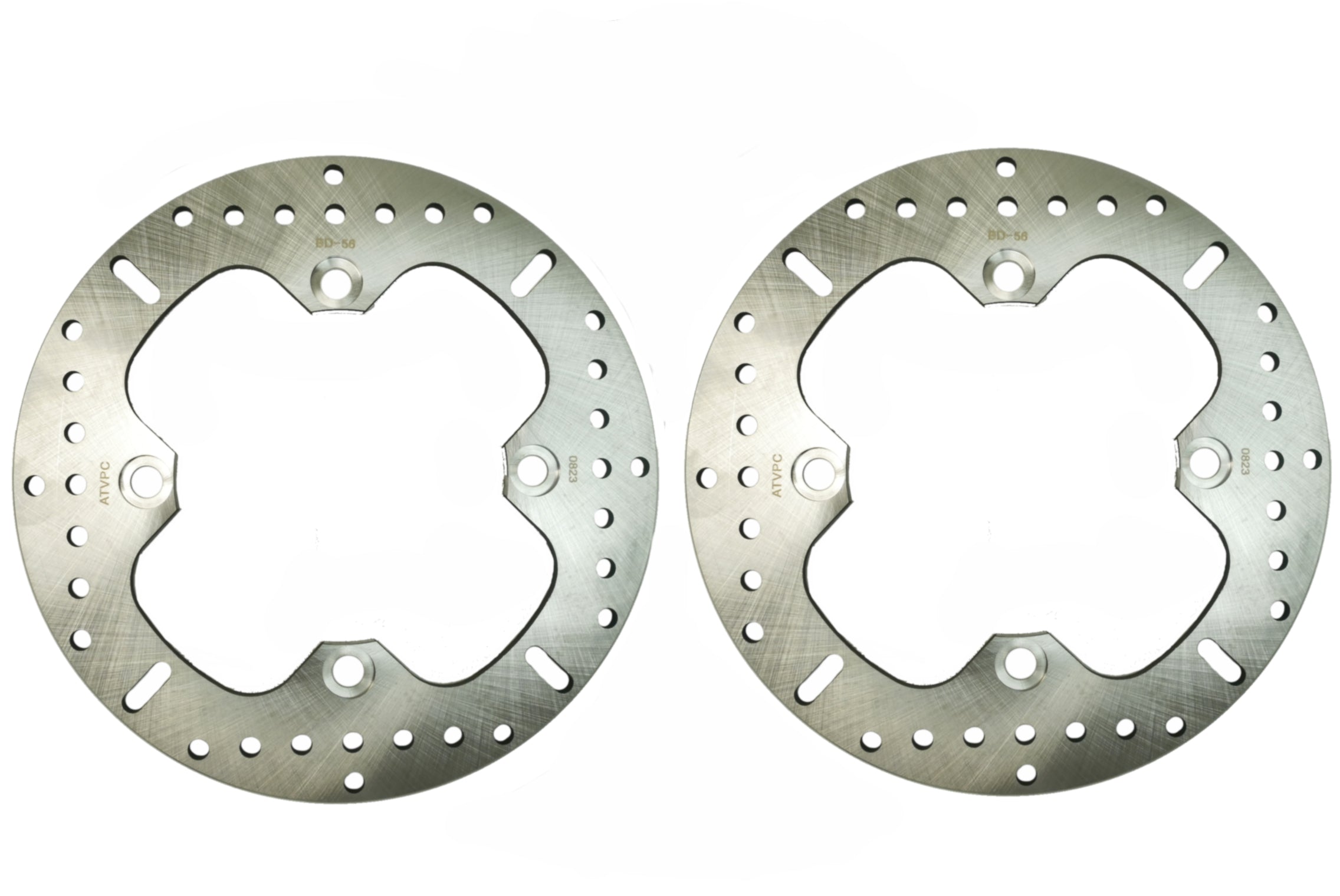 Precision Brake Rotors for Kawasaki 41080-0712 Optimal Braking Set of 2