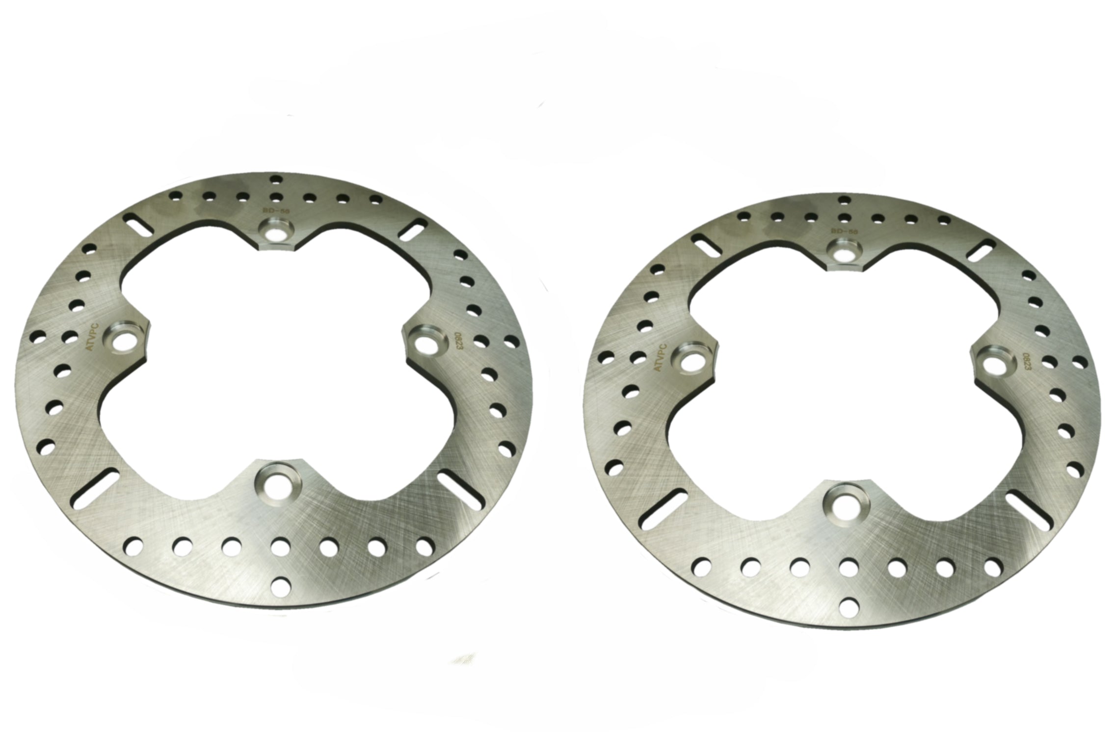 Precision Brake Rotors for Kawasaki 41080-0712 Optimal Braking Set of 2