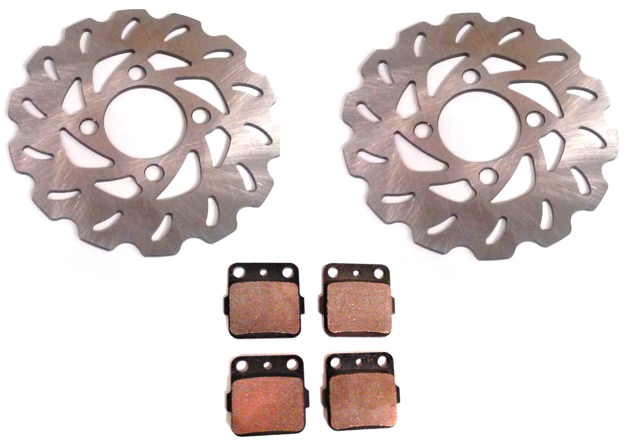 Precision Front Brake Rotors & Pads for Yamaha 3GD-2582T-10-00 4D3-W0046-50-00