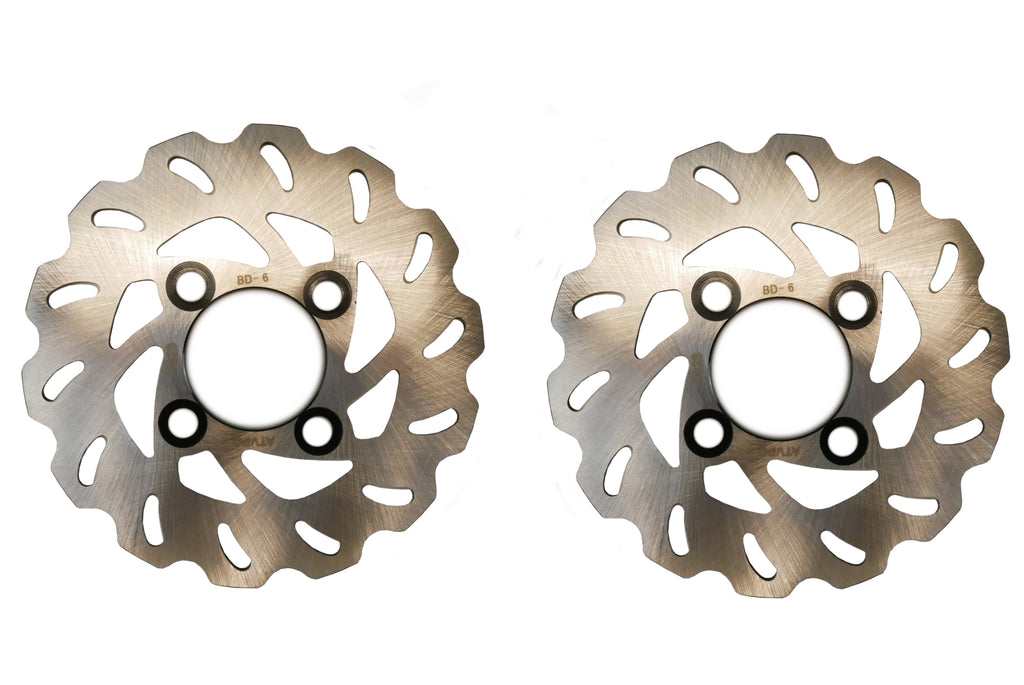 Precision Brake Rotors for Yamaha Banshee 350 2x4 1990-2006 YFZ350 Front & Rear