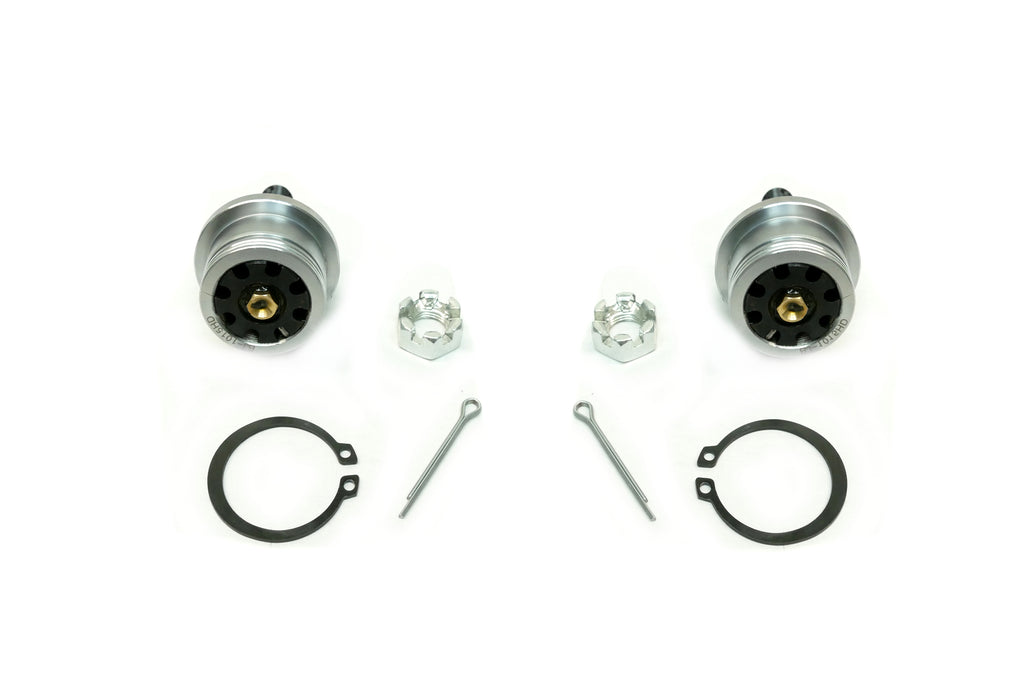 Monster Performance Ball Joints for Honda 51375-HP5-601, Upper, Heavy Duty, 4340 Chromoly Steel, Greaseable, Low Friction, Adjustable, Chrome Plated, Set of 2 2