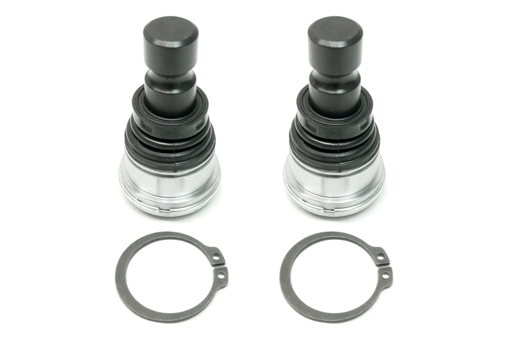 Monster Performance Ball Joints for Polaris 7710533 7081263, Upper or Lower, Heavy Duty, 4340 Chromoly Steel, Greaseable, Low Friction, Adjustable, Chrome Plated, Set of 2 1