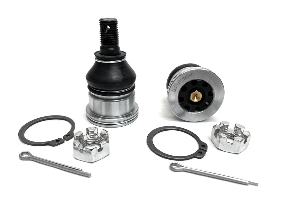 Monster Performance Ball Joints for Yamaha 3B4-23579-00-00, 3B4-23579-01-00, Upper or Lower, Heavy Duty, 4340 Chromoly Steel, Greaseable, Low Friction, Adjustable, Chrome Plated, Set of 2 2
