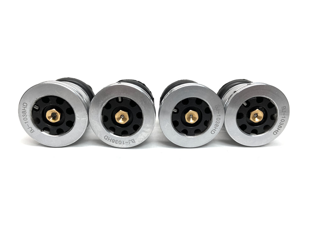 Monster Performance Full Ball Joint Set for Yamaha 3B4-23579-00-00, 3B4-23579-01-00, Upper & Lower, Heavy Duty, 4340 Chromoly Steel, Greaseable, Low Friction, Adjustable, Chrome Plated, Set of 4 4