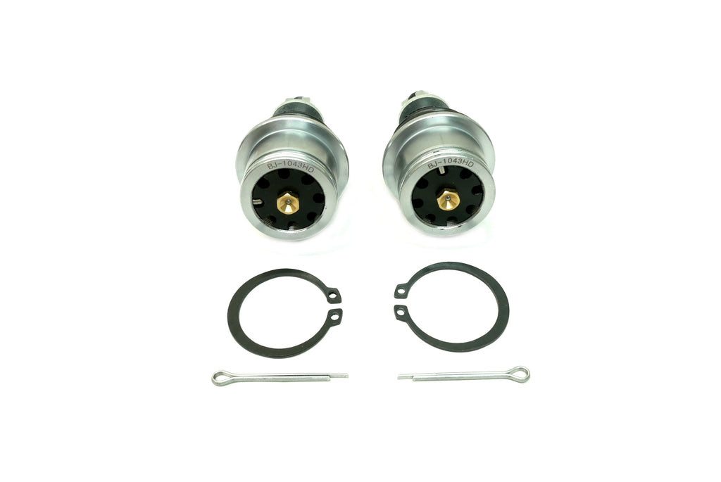 Monster Performance Ball Joints for Can-Am 706202044 706201394, Upper, Heavy Duty, 4340 Chromoly Steel, Greaseable, Low Friction, Adjustable, Chrome Plated, Set of 2 2