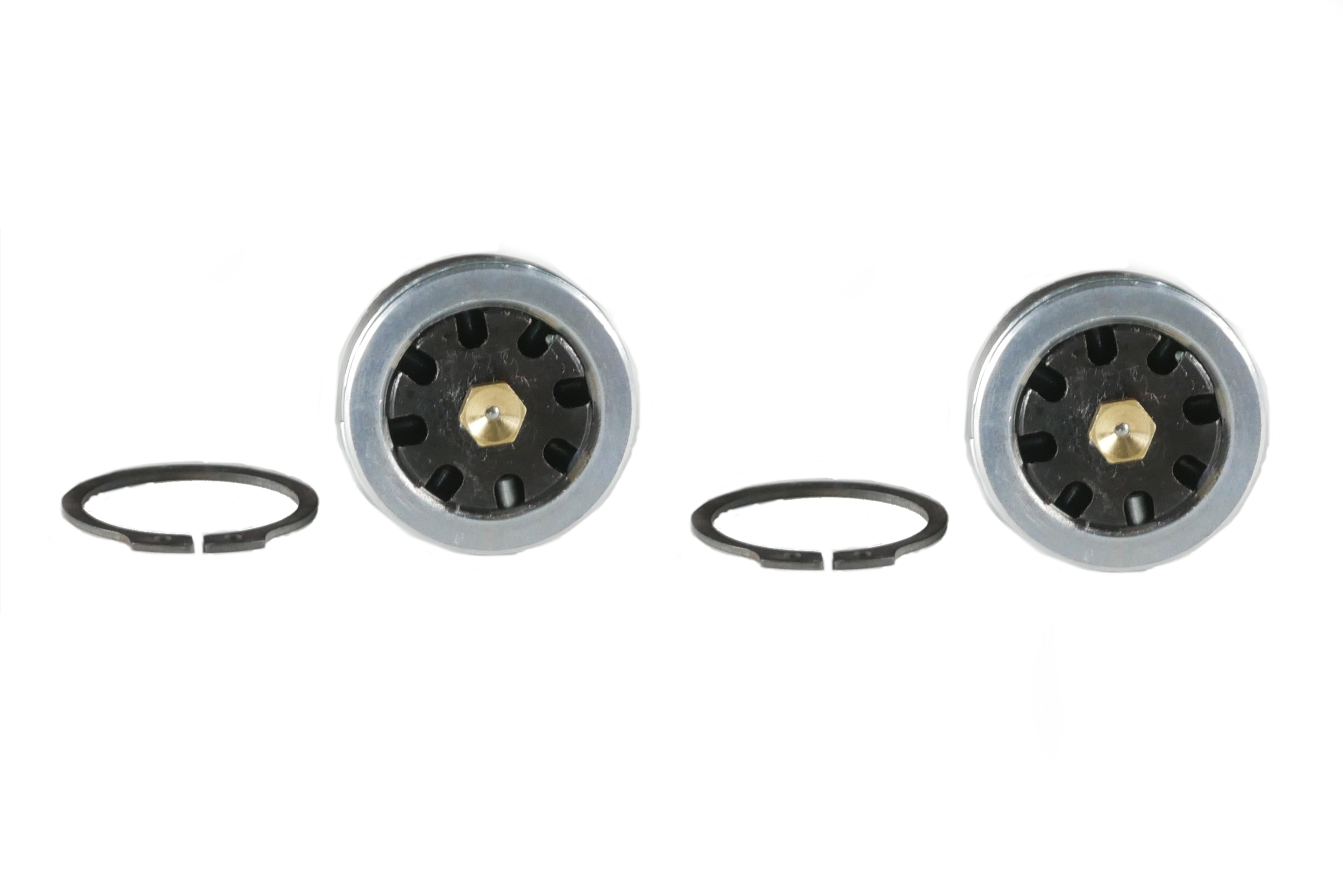 Monster Performance Ball Joints for Polaris 7081992, RZR XP XP4 RS1, Upper or Lower, Heavy Duty, 4340 Chromoly Steel, Greaseable, Low Friction, Adjustable, Chrome Plated, Set of 2 2