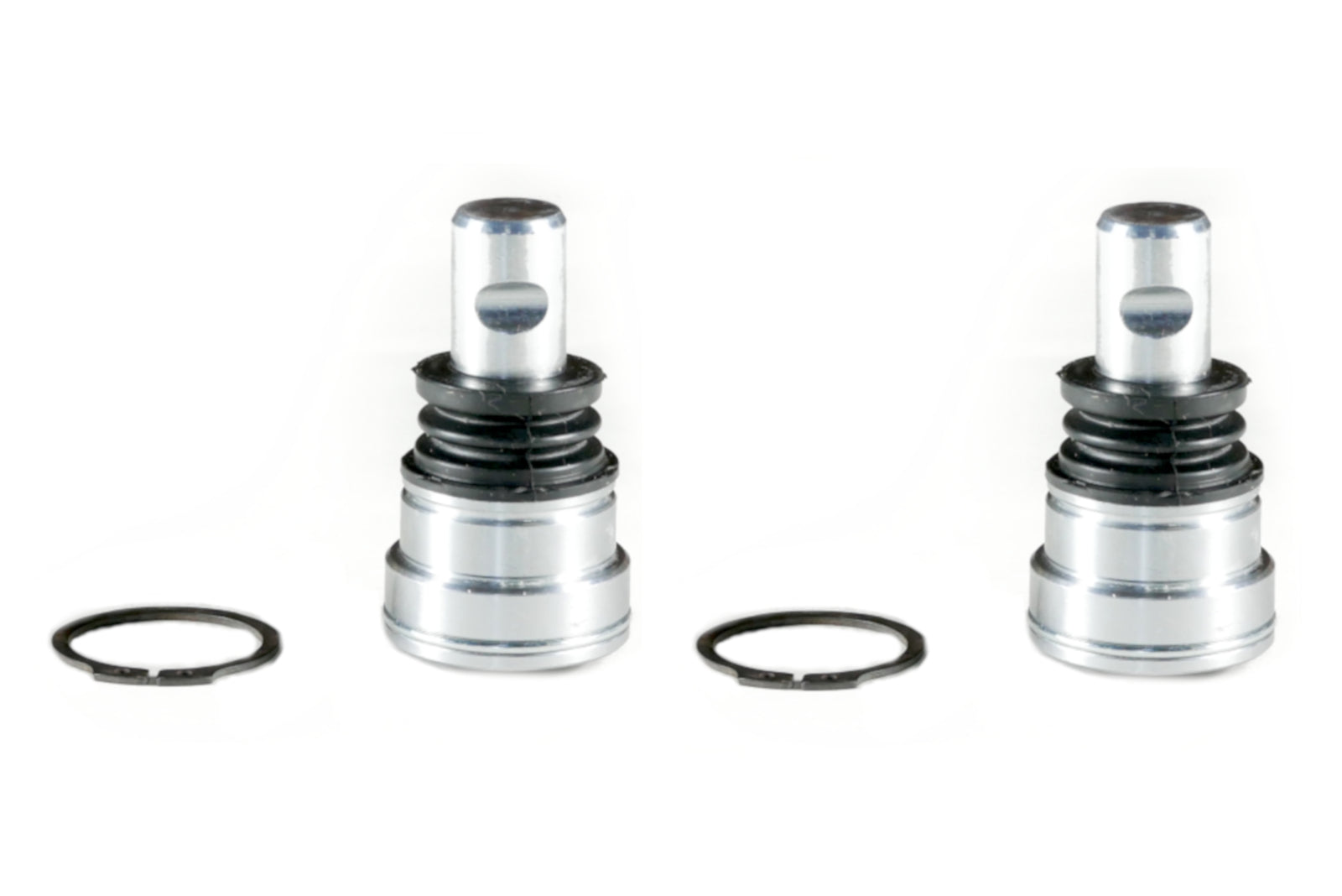 Monster Performance Ball Joints for Polaris 7081992, RZR XP XP4 RS1, Upper or Lower, Heavy Duty, 4340 Chromoly Steel, Greaseable, Low Friction, Adjustable, Chrome Plated, Set of 2 1