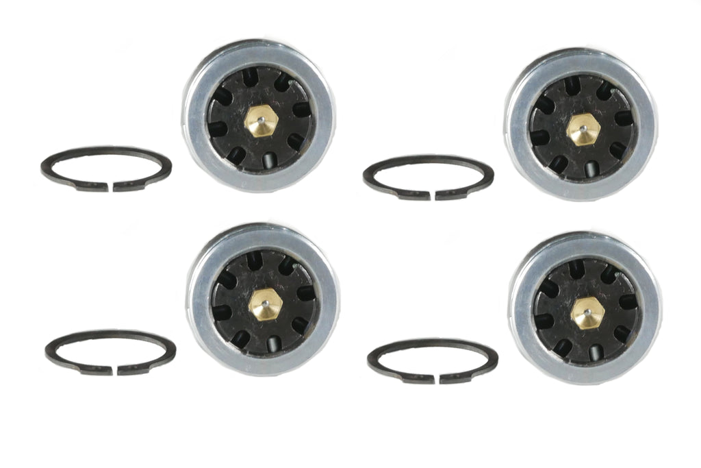 Monster Performance Full Ball Joint Set for Polaris, Upper & Lower, Heavy Duty, 4340 Chromoly Steel, Greaseable, Low Friction, Adjustable, Chrome Plated, Set of 4 2