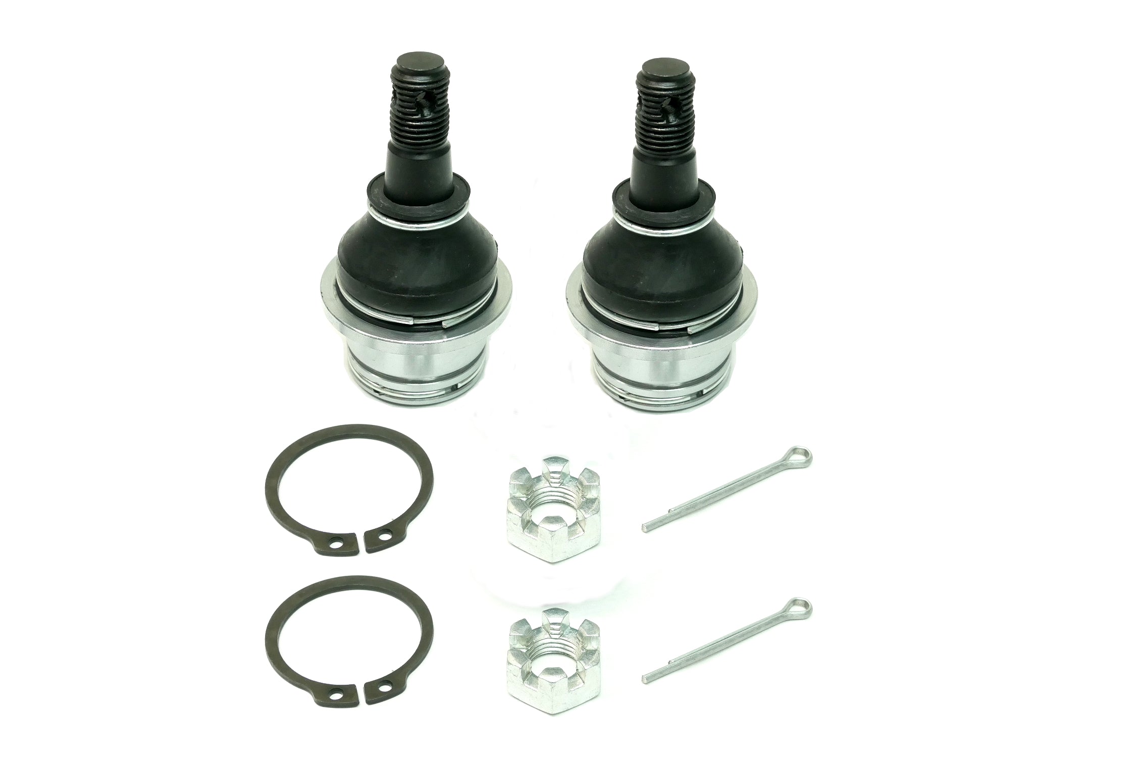 Monster Performance Ball Joints for Yamaha 1XD-23579-00-00, Upper or Lower, Heavy Duty, 4340 Chromoly Steel, Greaseable, Low Friction, Adjustable, Chrome Plated, Set of 2