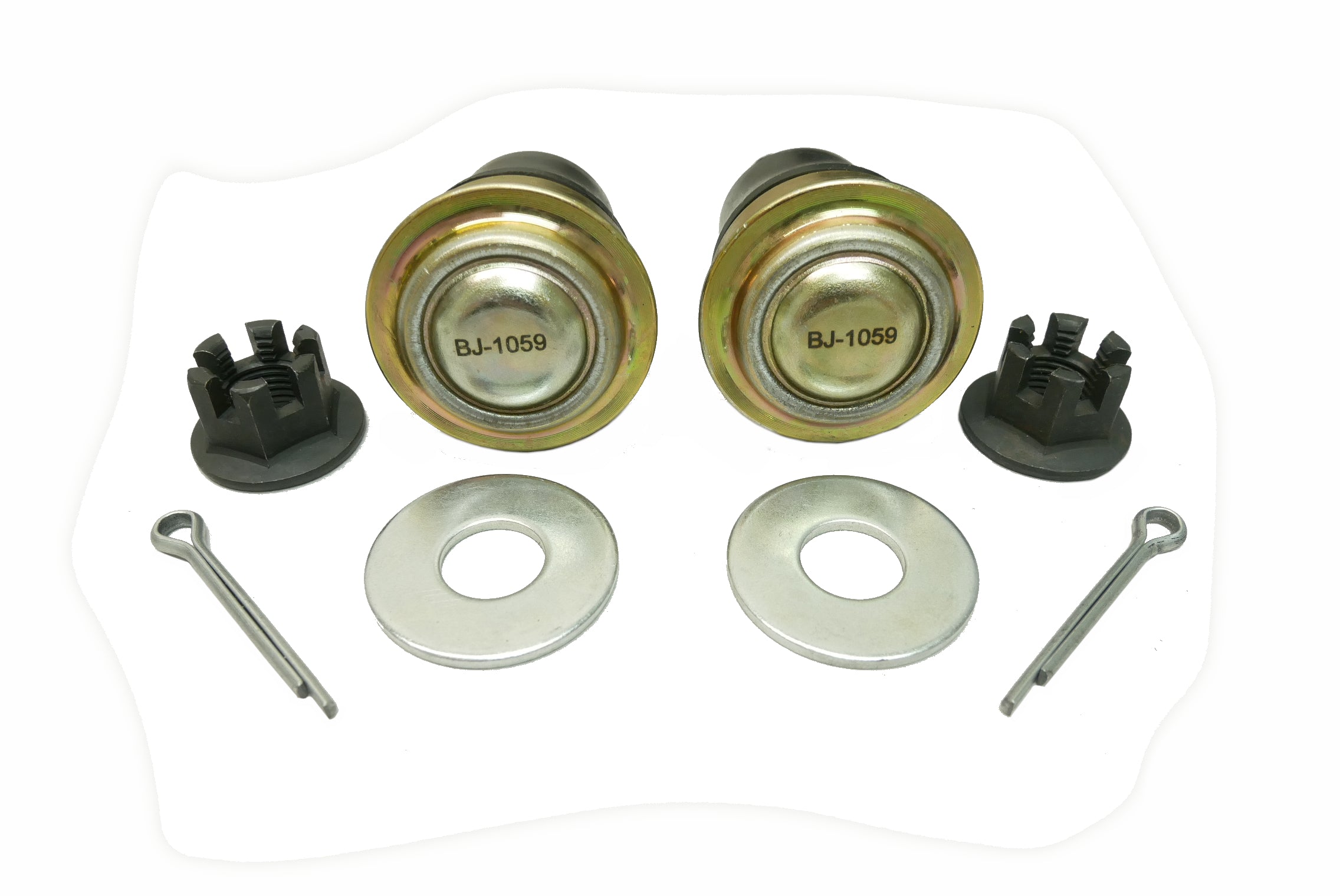 Lower Ball Joints for Honda 51220-TY0-004 Low-Friction Pre-Greased Set of 2