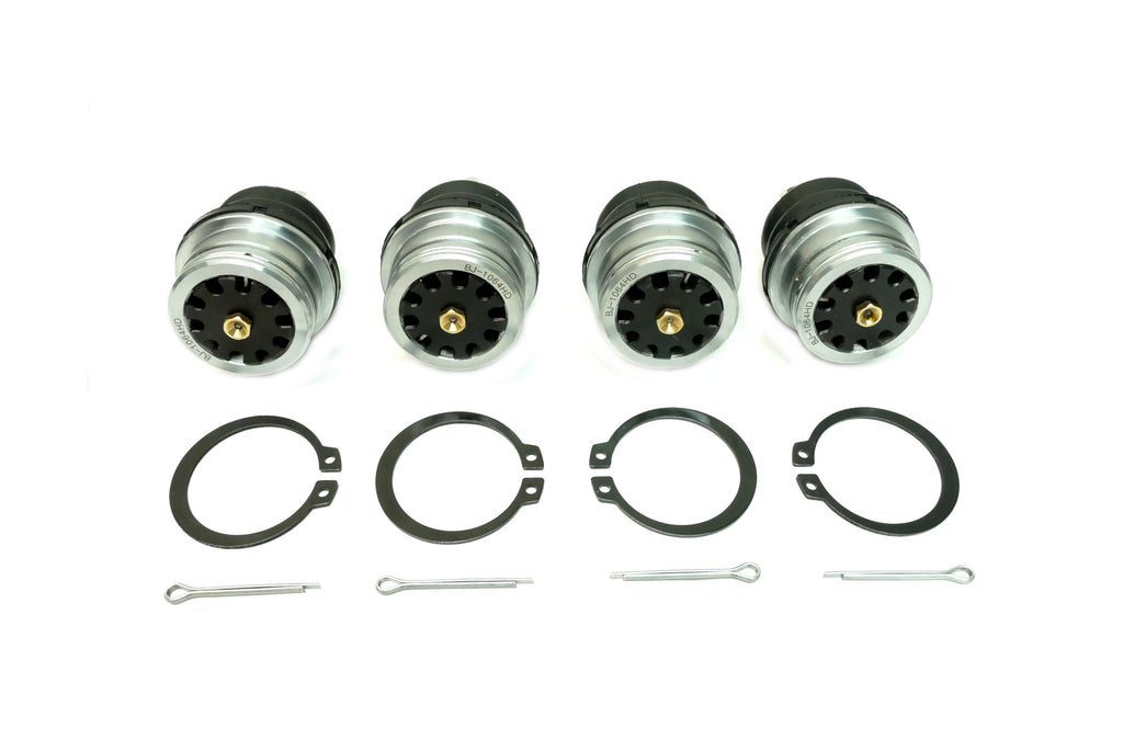 Monster Performance Full Ball Joint Set for Kawasaki 59266-0738, Teryx KRX 1000 2020-2023, Upper & Lower, Heavy Duty, 4340 Chromoly Steel, Greaseable, Low Friction, Adjustable, Chrome Plated, Set of 4 2