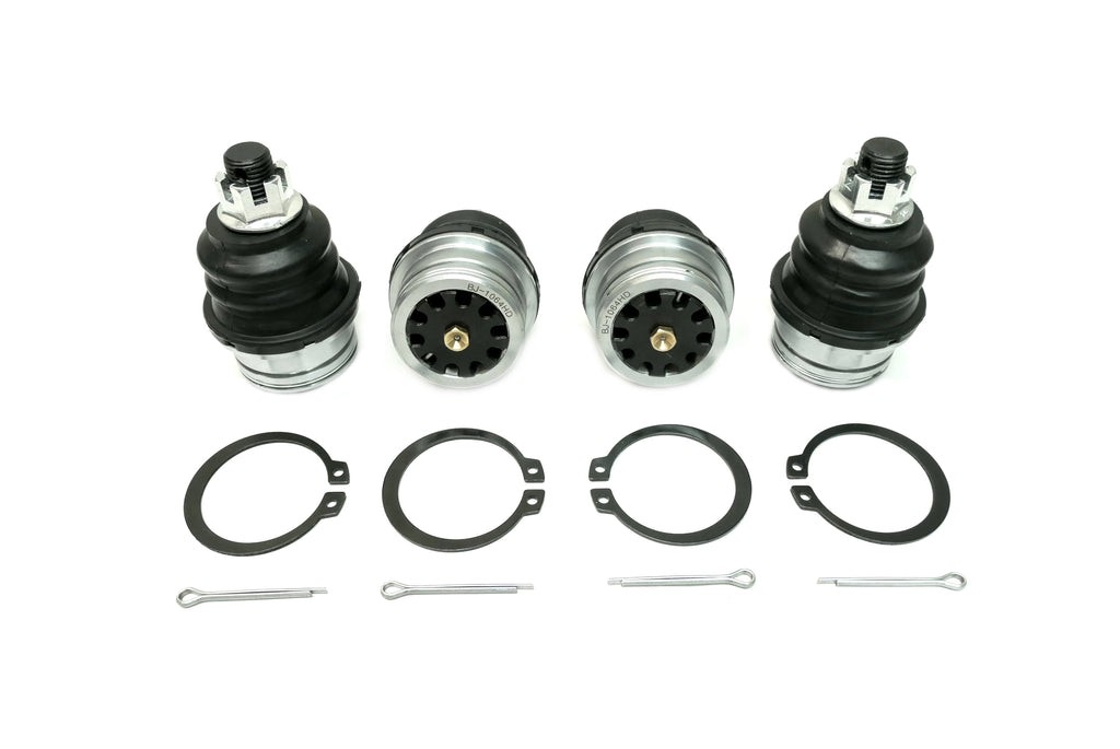 Monster Performance Full Ball Joint Set for Kawasaki 59266-0738, Teryx KRX 1000 2020-2023, Upper & Lower, Heavy Duty, 4340 Chromoly Steel, Greaseable, Low Friction, Adjustable, Chrome Plated, Set of 4 3