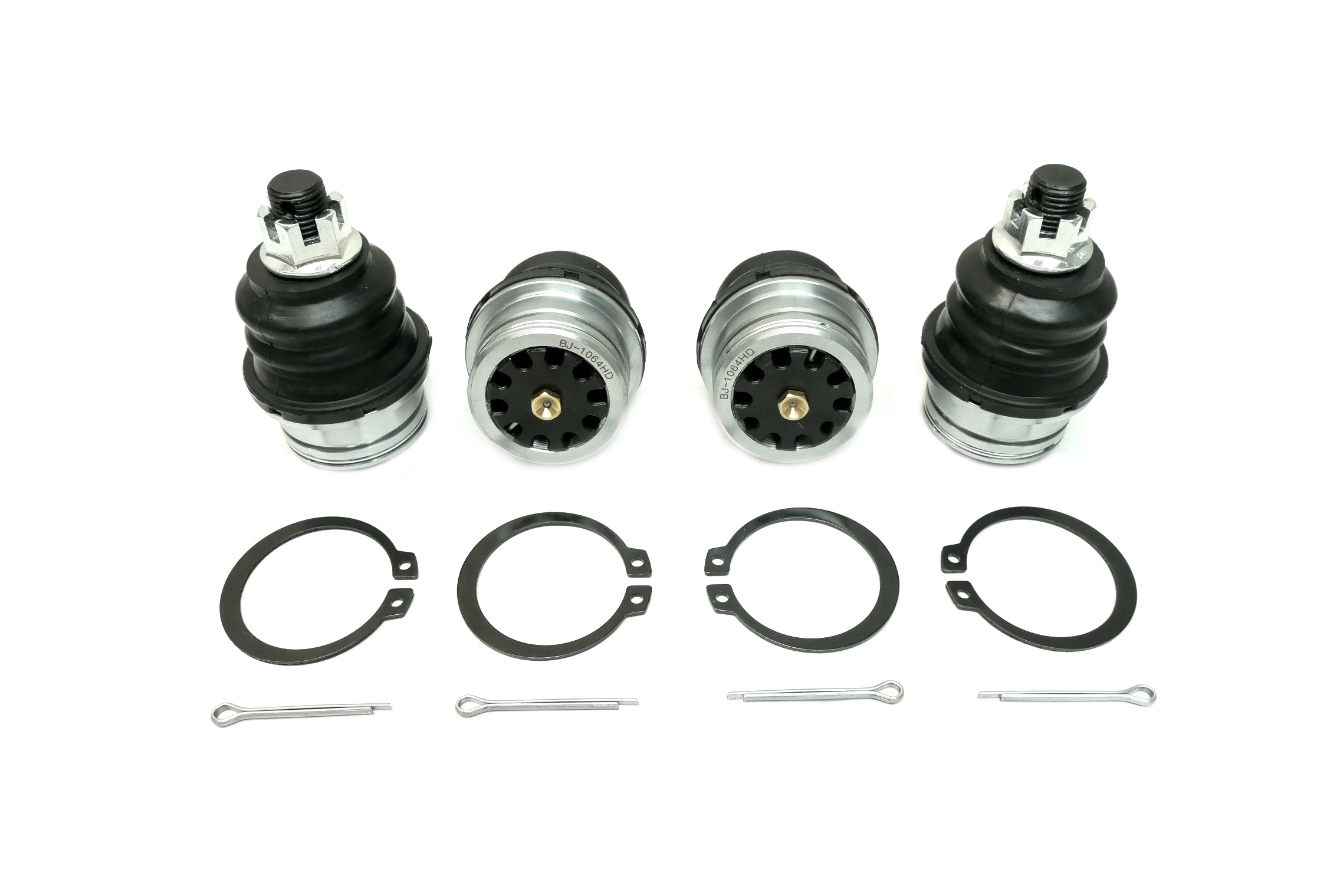 Monster Performance Full Ball Joint Set for Kawasaki 59266-0738, Teryx KRX 1000 2020-2023, Upper & Lower, Heavy Duty, 4340 Chromoly Steel, Greaseable, Low Friction, Adjustable, Chrome Plated, Set of 4 3