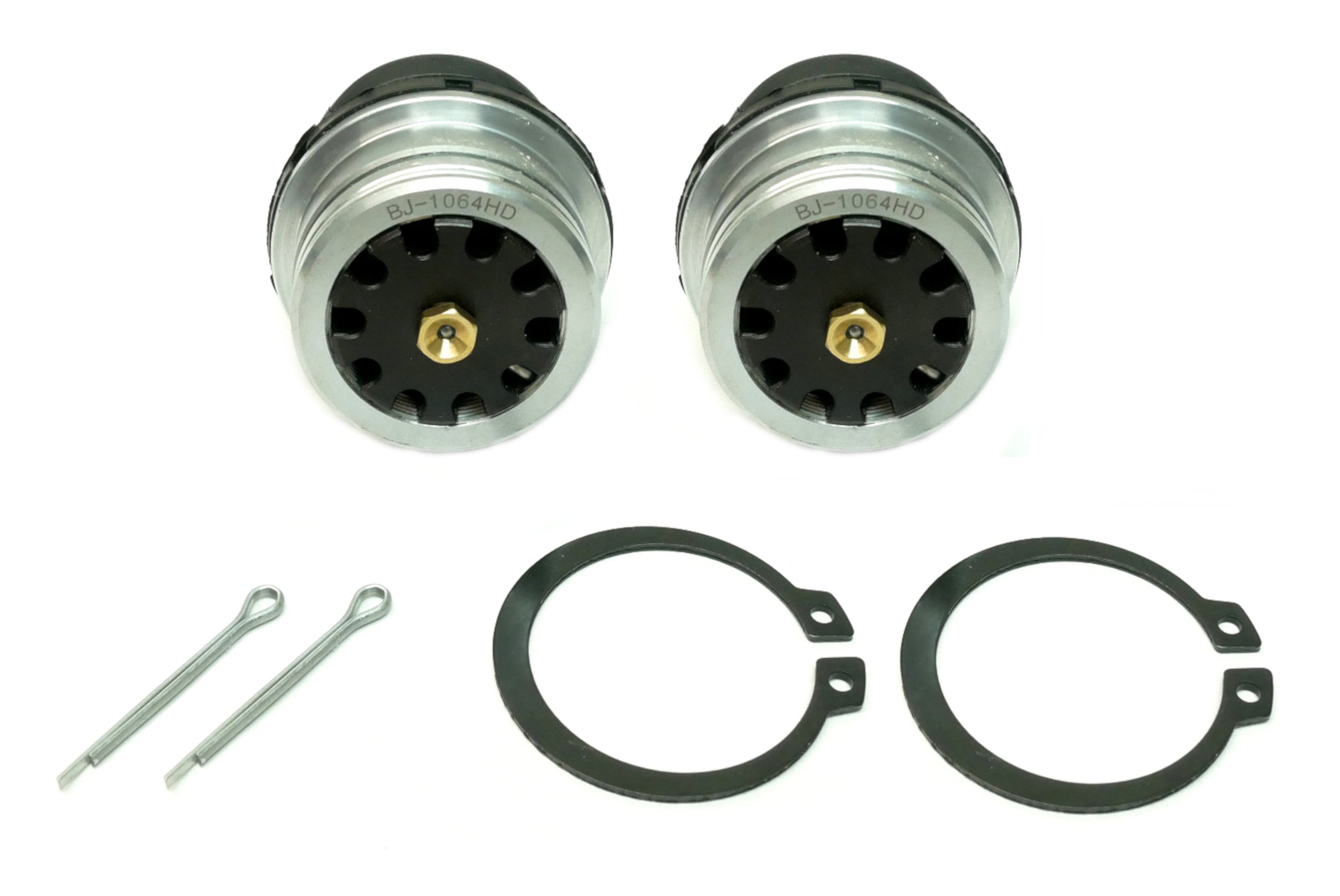 Monster Performance Ball Joints for Kawasaki 59266-0738, Teryx KRX 1000 2020-2023, Upper or Lower, Heavy Duty, 4340 Chromoly Steel, Greaseable, Low Friction, Adjustable, Chrome Plated, Set of 2 2
