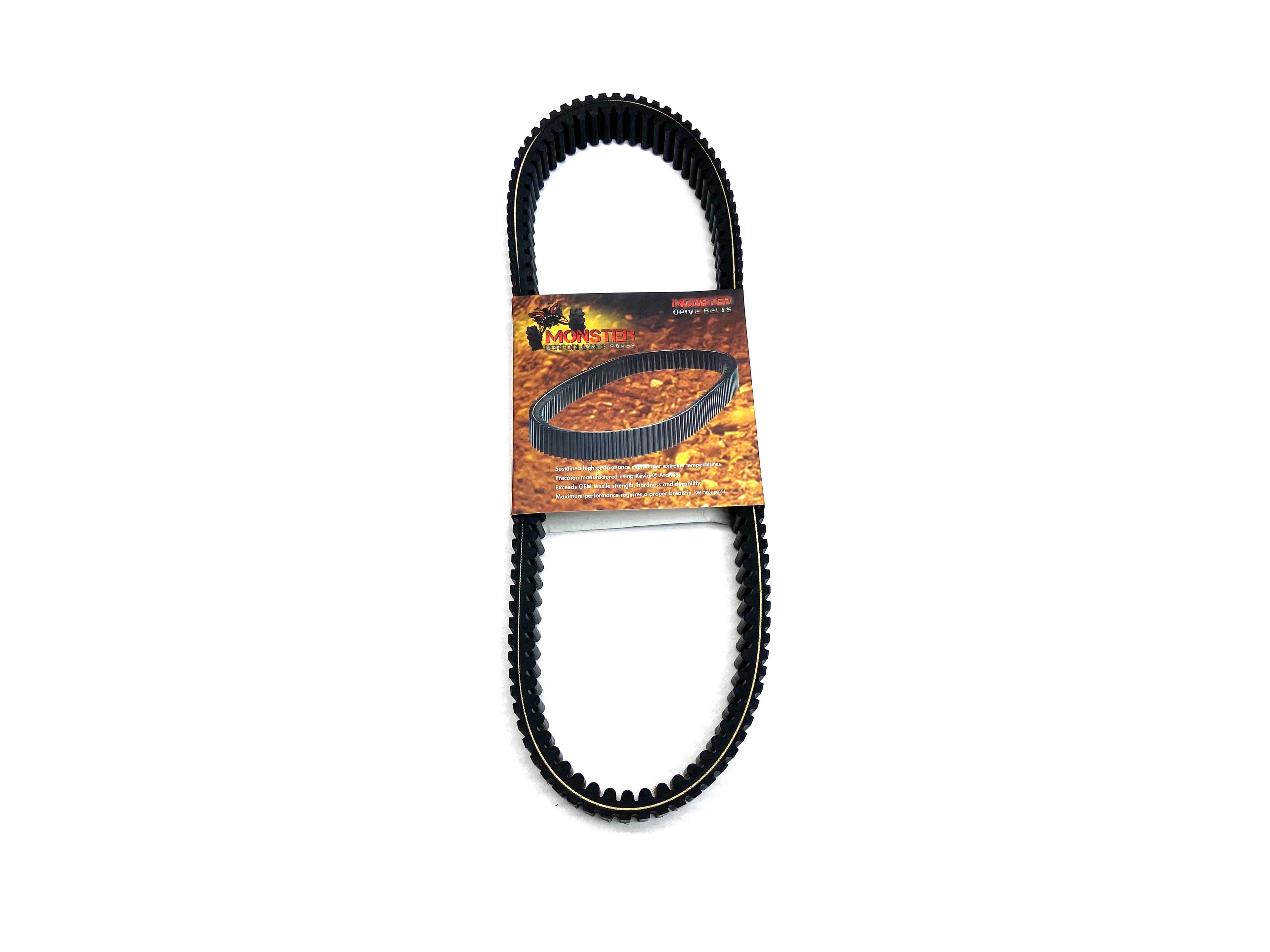 Monster Performance Drive Belt for Polaris 3211121, Guaranteed Fit, Aramid 2