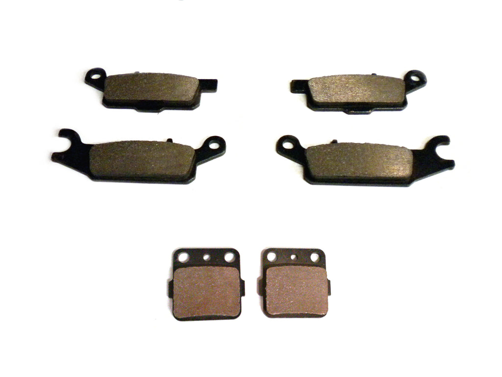 Monster Performance Full Brake Pad Set for Yamaha Raptor 250 2008-2013, Front & Rear, Quiet Braking, Low-Dust, All-Weather, Quality Tested 1