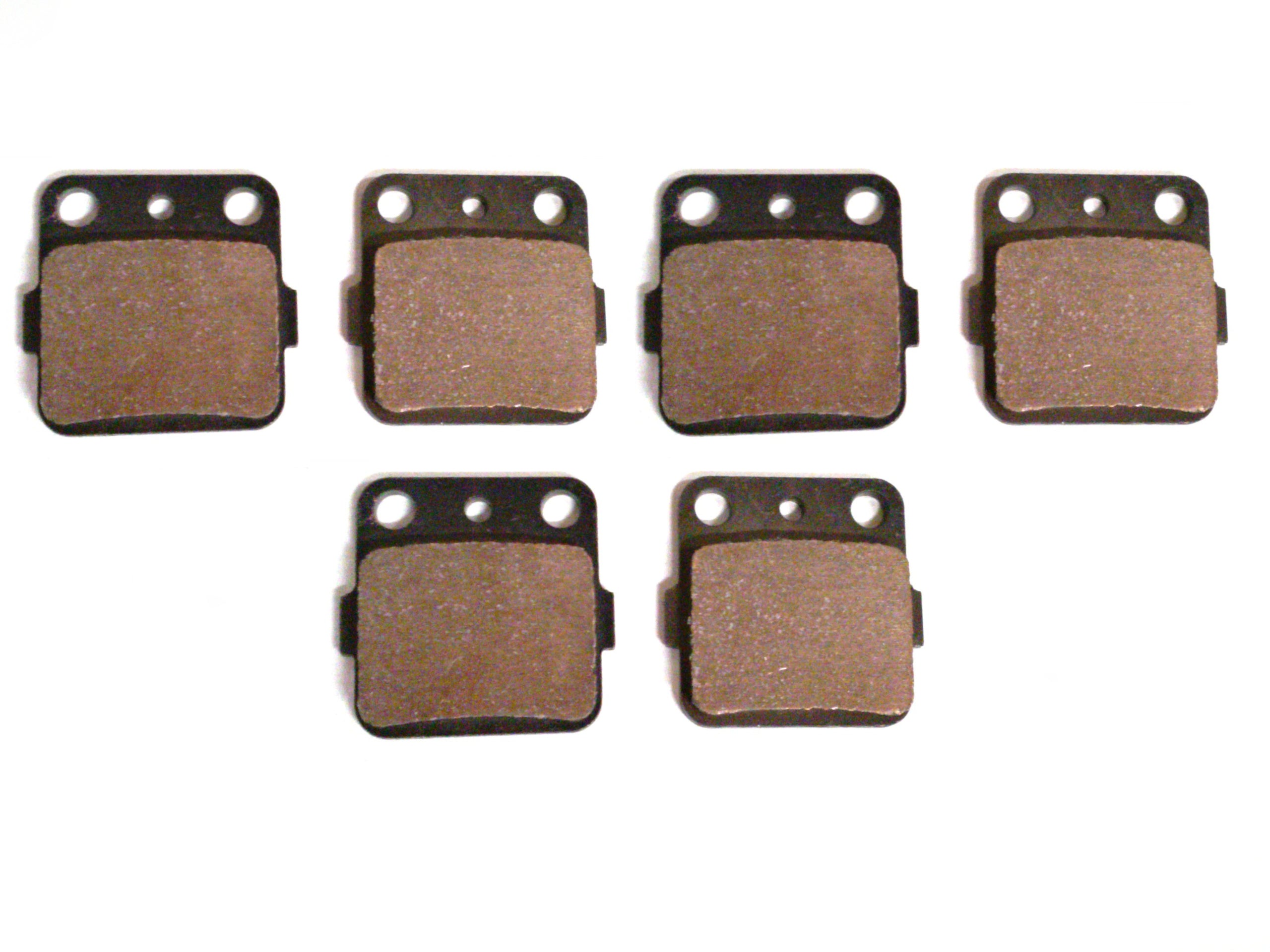 Monster Performance Full Brake Pad Set for Honda 06435-HP7-A01, 45220-HC0-007, Front & Rear, Quiet Braking, Low-Dust, All-Weather, Quality Tested 1