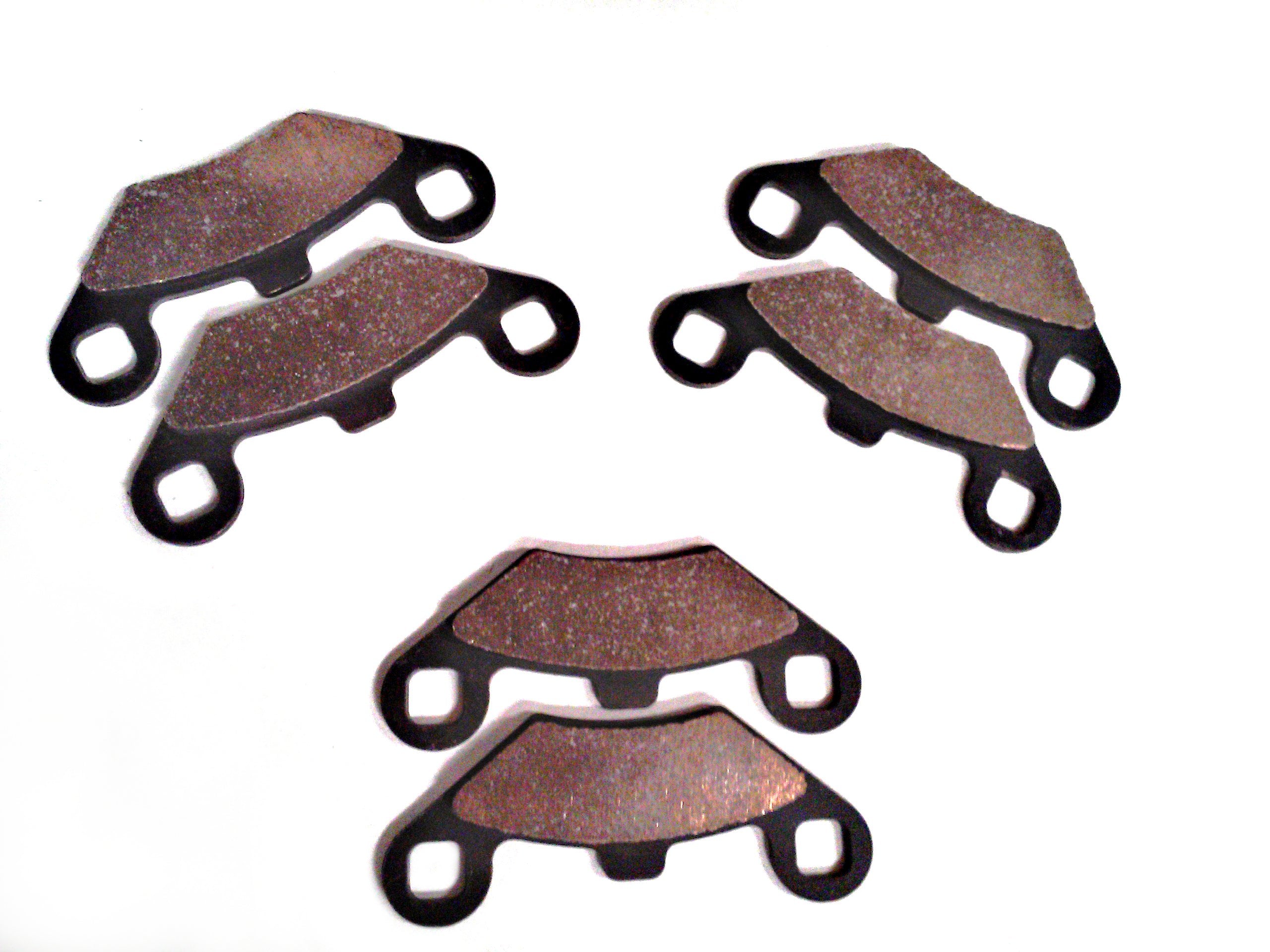 Monster Performance Full Brake Pad Set for Polaris Hawkeye 300, Outlaw 500, Predator 500, Sportsman 300, Front & Rear, Quiet Braking, Low-Dust, All-Weather, Quality Tested