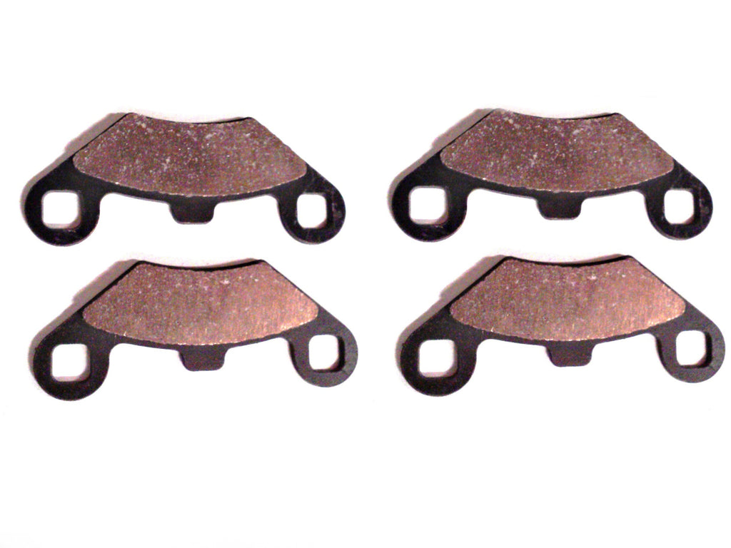 Monster Performance Front Brake Pad Set for Polaris 1910333, 2201398, 2202412, Left & Right, Quiet Braking, Low-Dust, All-Weather, Quality Tested
