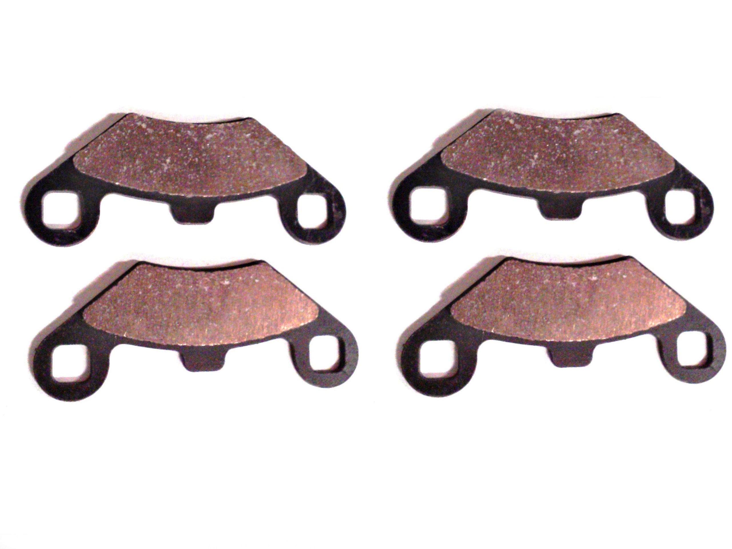 Monster Performance Front Brake Pad Set for Polaris 1910333, 2201398, 2202412, Left & Right, Quiet Braking, Low-Dust, All-Weather, Quality Tested 1