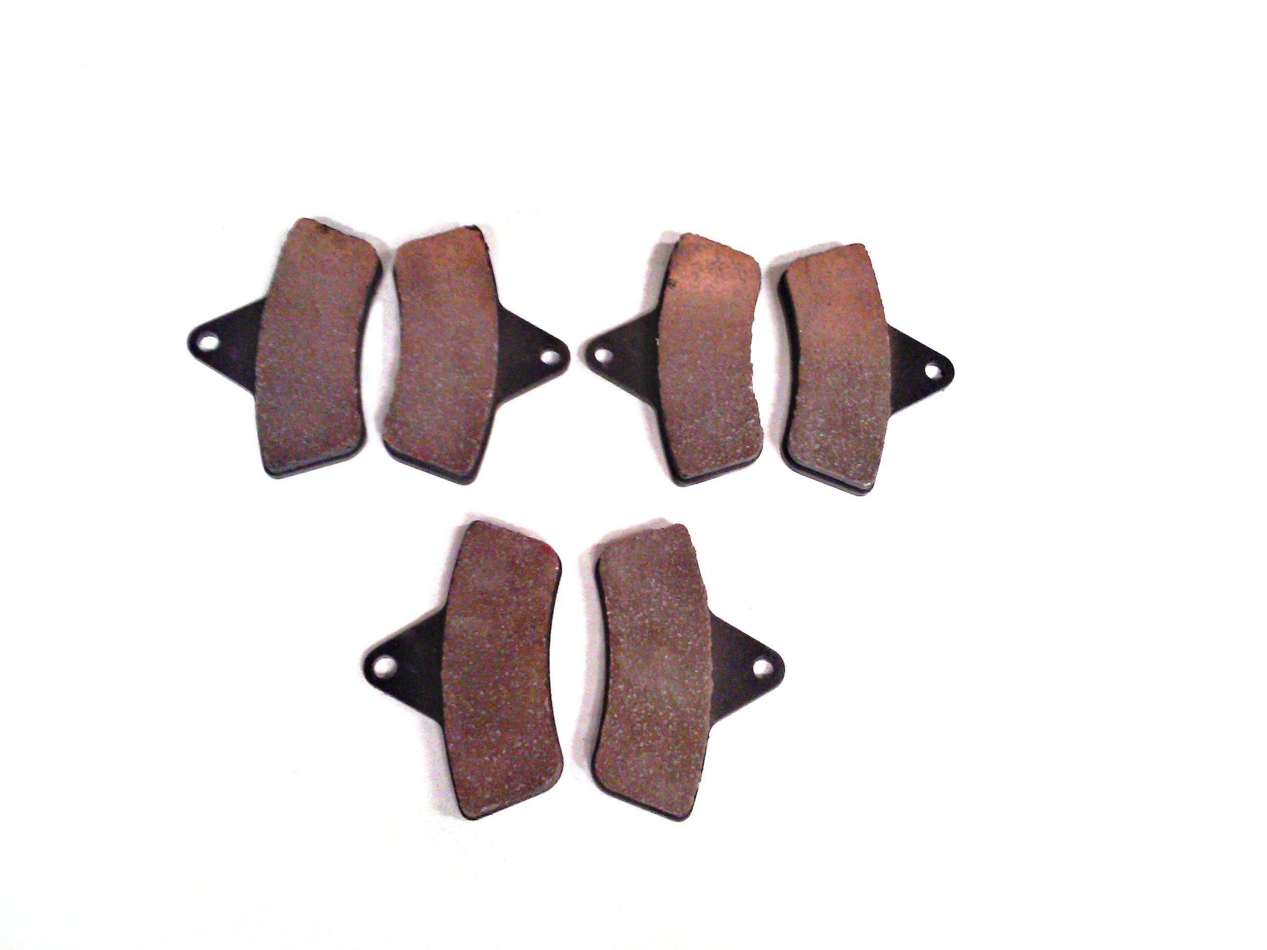 Monster Performance Full Brake Pad Set for Arctic Cat 250 300 400 500 1996-2004, 0402-096 0402-882, Front & Rear, Quiet Braking, Low-Dust, All-Weather, Quality Tested