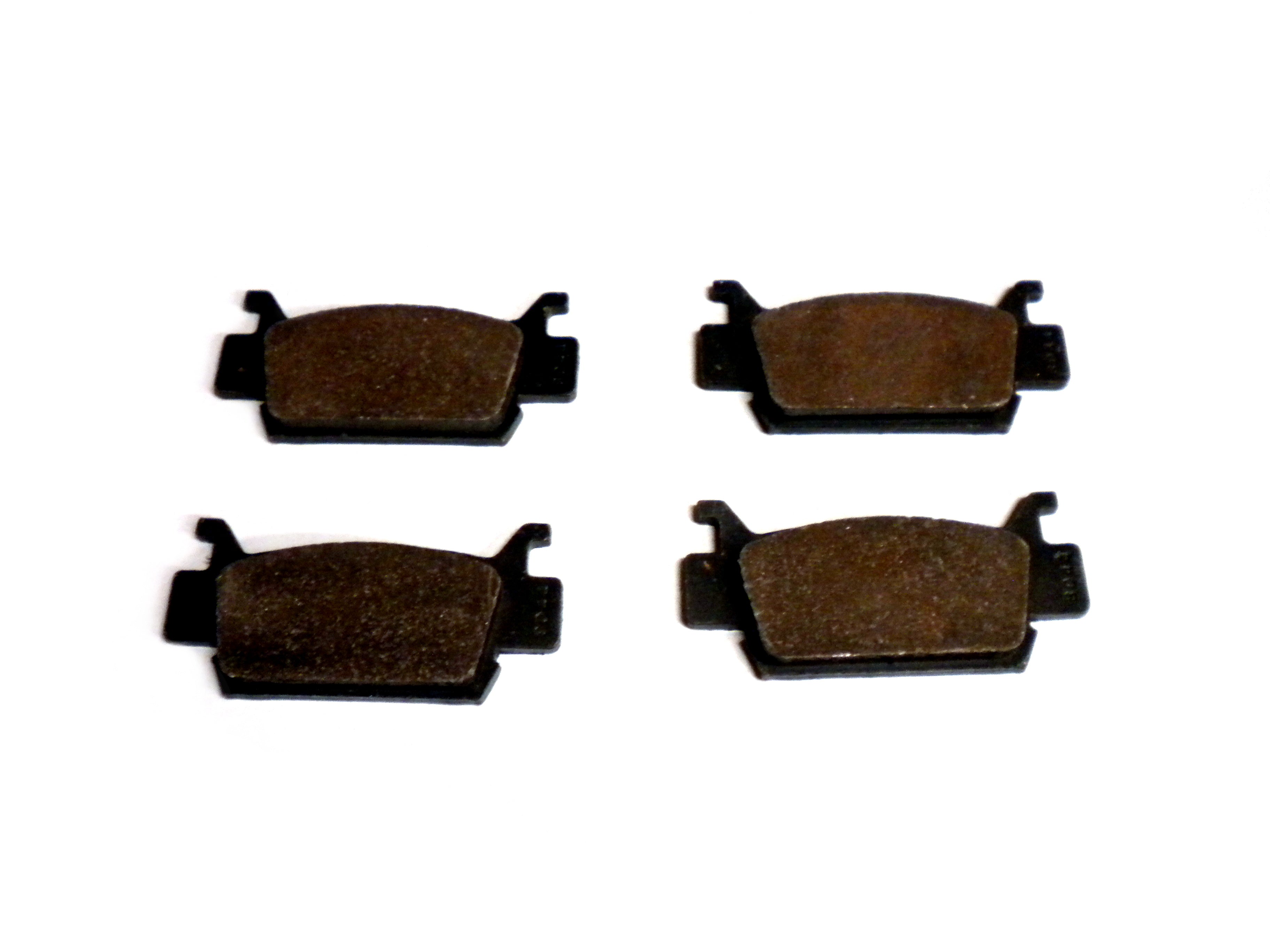 Monster Performance Full Brake Pad Set for Honda Rincon 680 2006-2020, Front & Rear, Quiet Braking, Low-Dust, All-Weather, Quality Tested 2