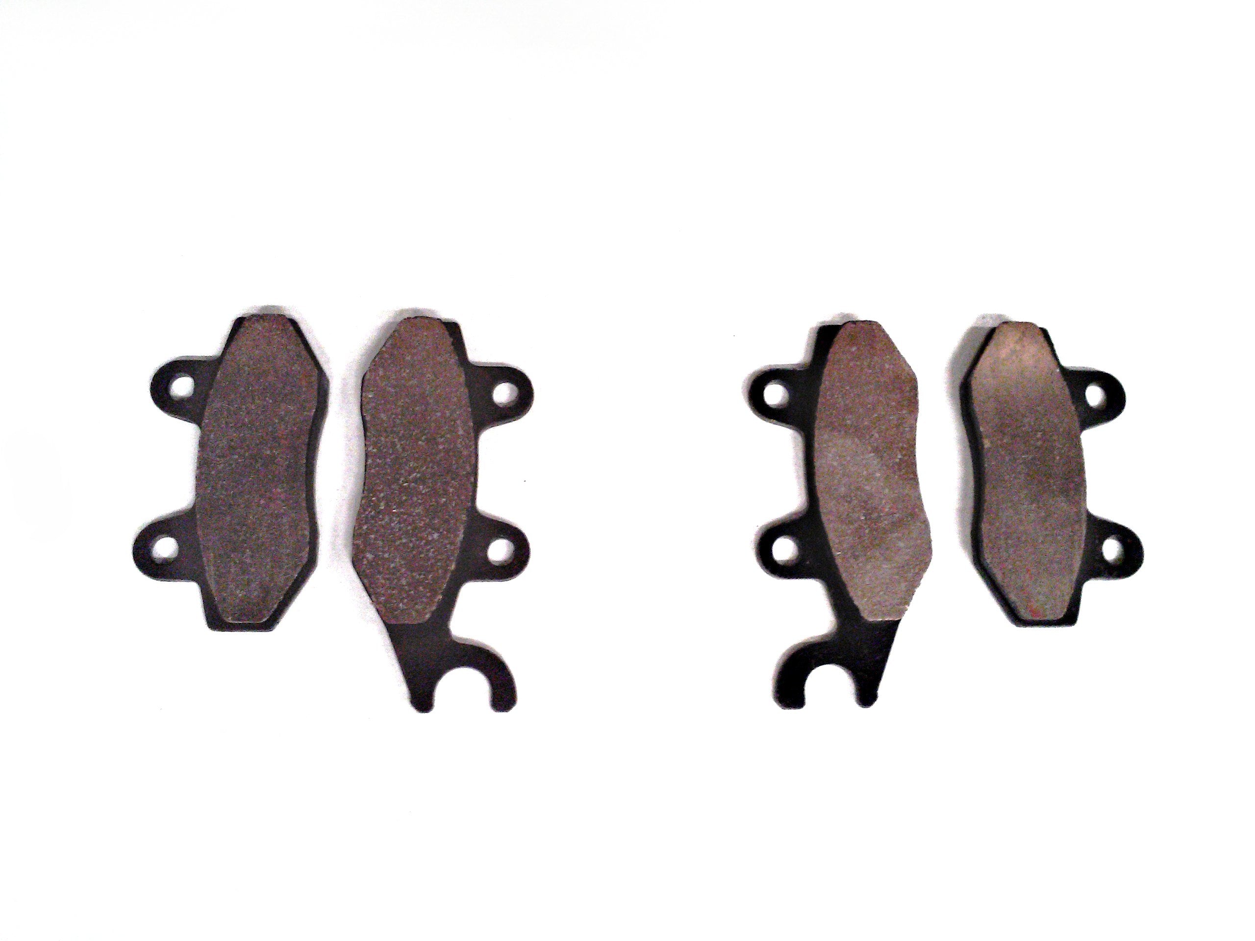 Monster Performance Full Brake Pad Set for Can-Am Commander 800 & 1000 2011-2018, 715500335, 715500336, Front & Rear, Quiet Braking, Low-Dust, All-Weather, Quality Tested 2