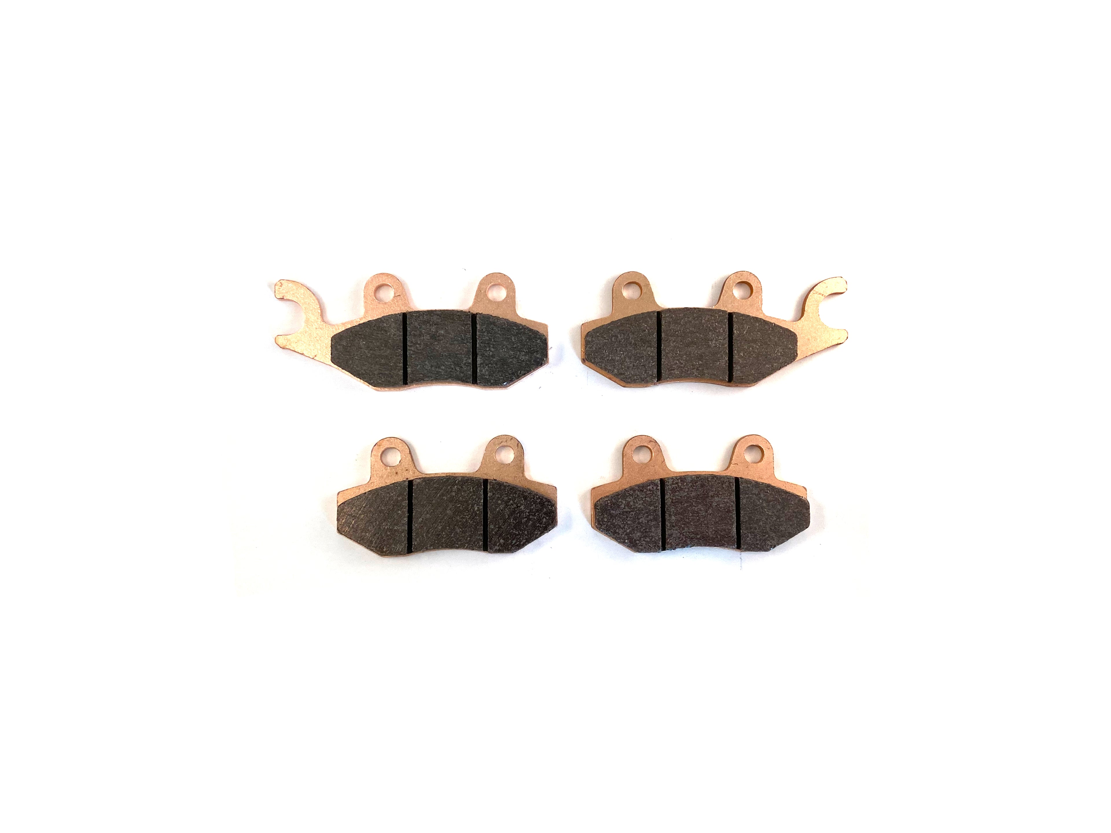 Monster Performance Rear Brake Pad Set for Yamaha Rhino Viking Wolverine 2008-2017, Left & Right, Quiet Braking, Low-Dust, All-Weather, Quality Tested 2