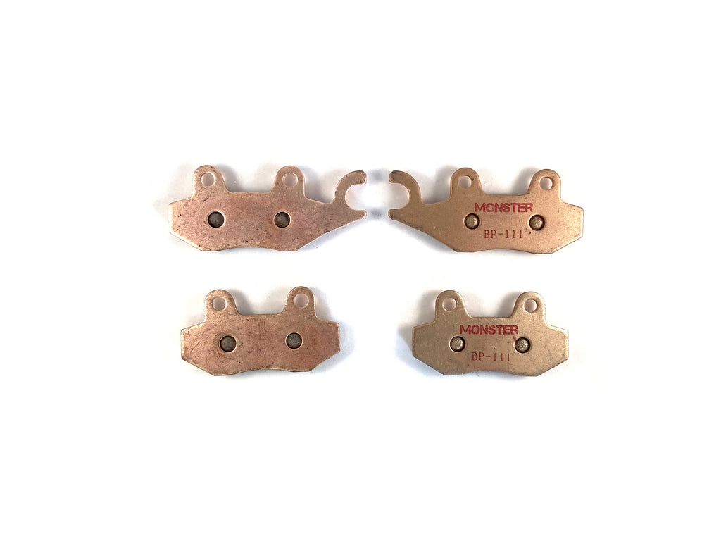 Monster Performance Front Brake Pad Set for Can-Am Commander & Maverick 715500335, 715500336, Left & Right, Quiet Braking, Low-Dust, All-Weather, Quality Tested 2