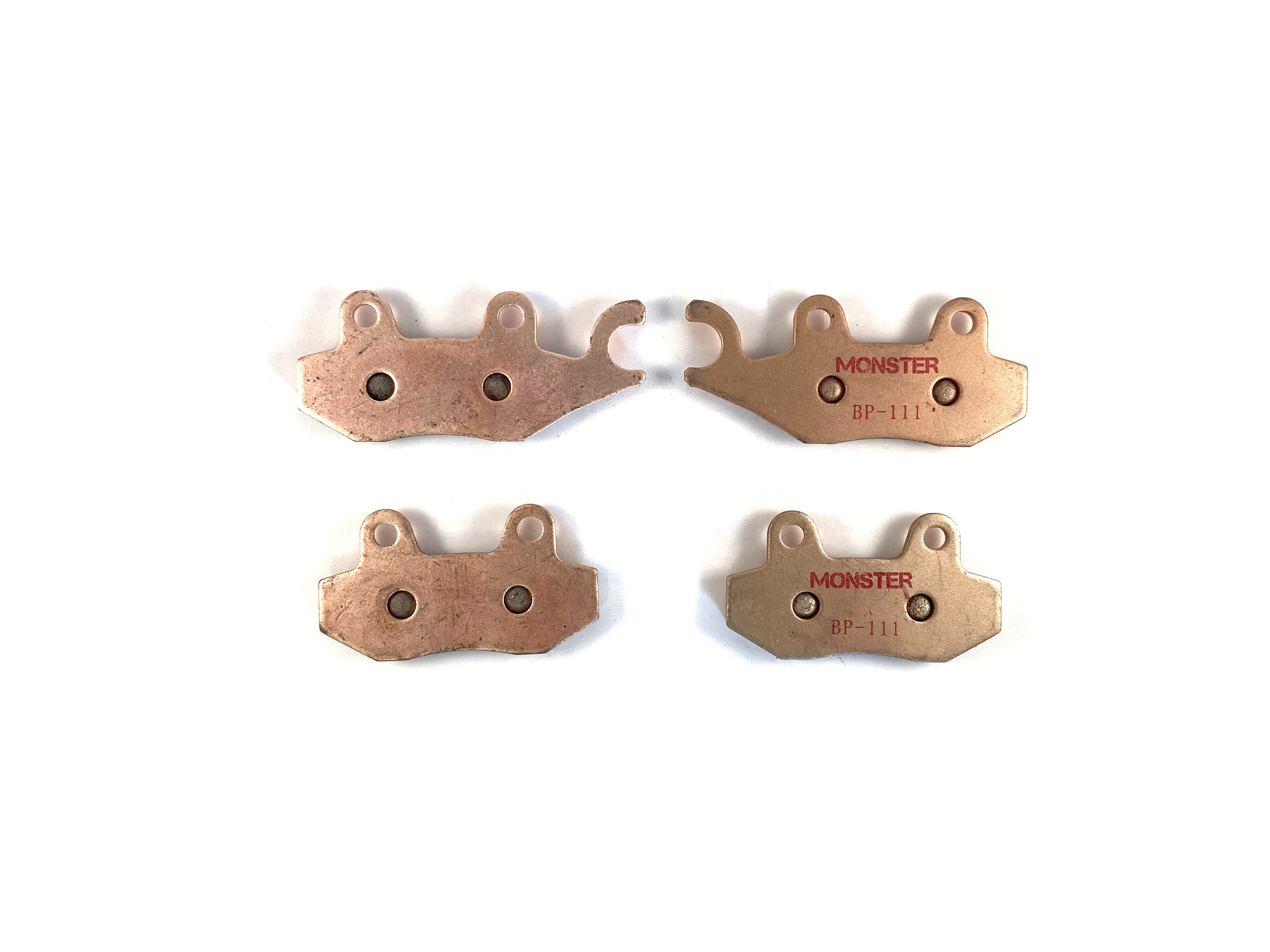 Monster Performance Front Brake Pad Set for Can-Am Commander & Maverick 715500335, 715500336, Left & Right, Quiet Braking, Low-Dust, All-Weather, Quality Tested 2