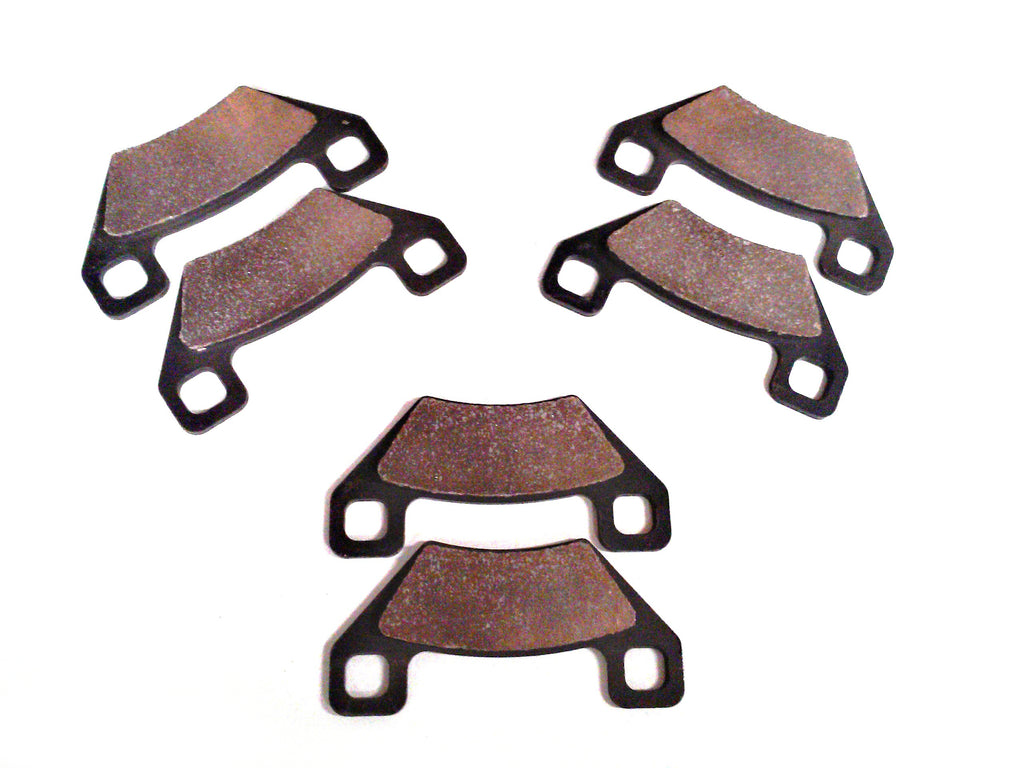 Monster Performance Full Brake Pad Set for for Arctic Cat 1436-420, 1502-694, 1402-929, Front & Rear, Quiet Braking, Low-Dust, All-Weather, Quality Tested 1