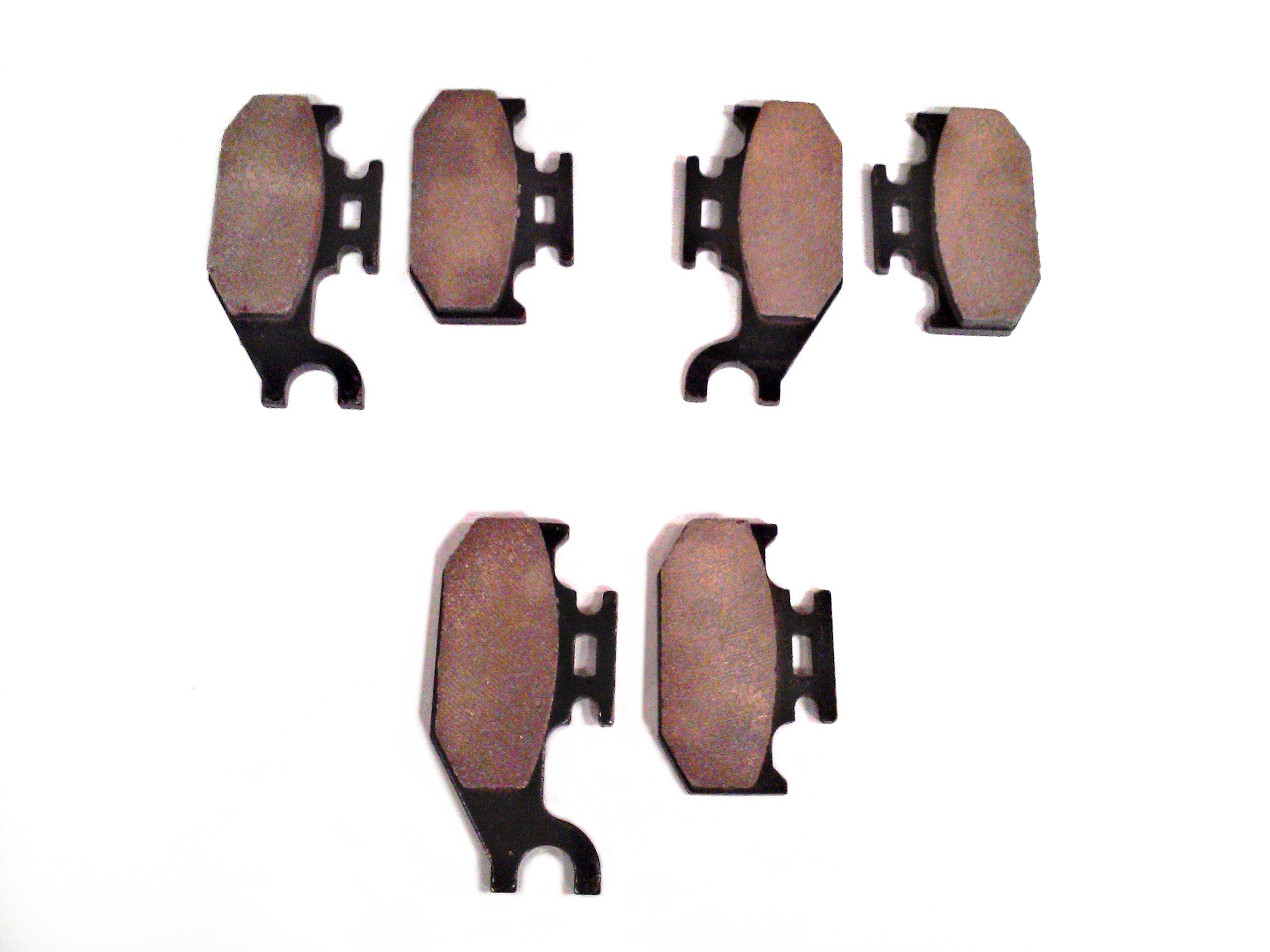 Monster Performance Full Brake Pad Set for Can-Am Outlander, Renegade, DS650 705600349, 705600350, Front & Rear, Quiet Braking, Low-Dust, All-Weather, Quality Tested 1