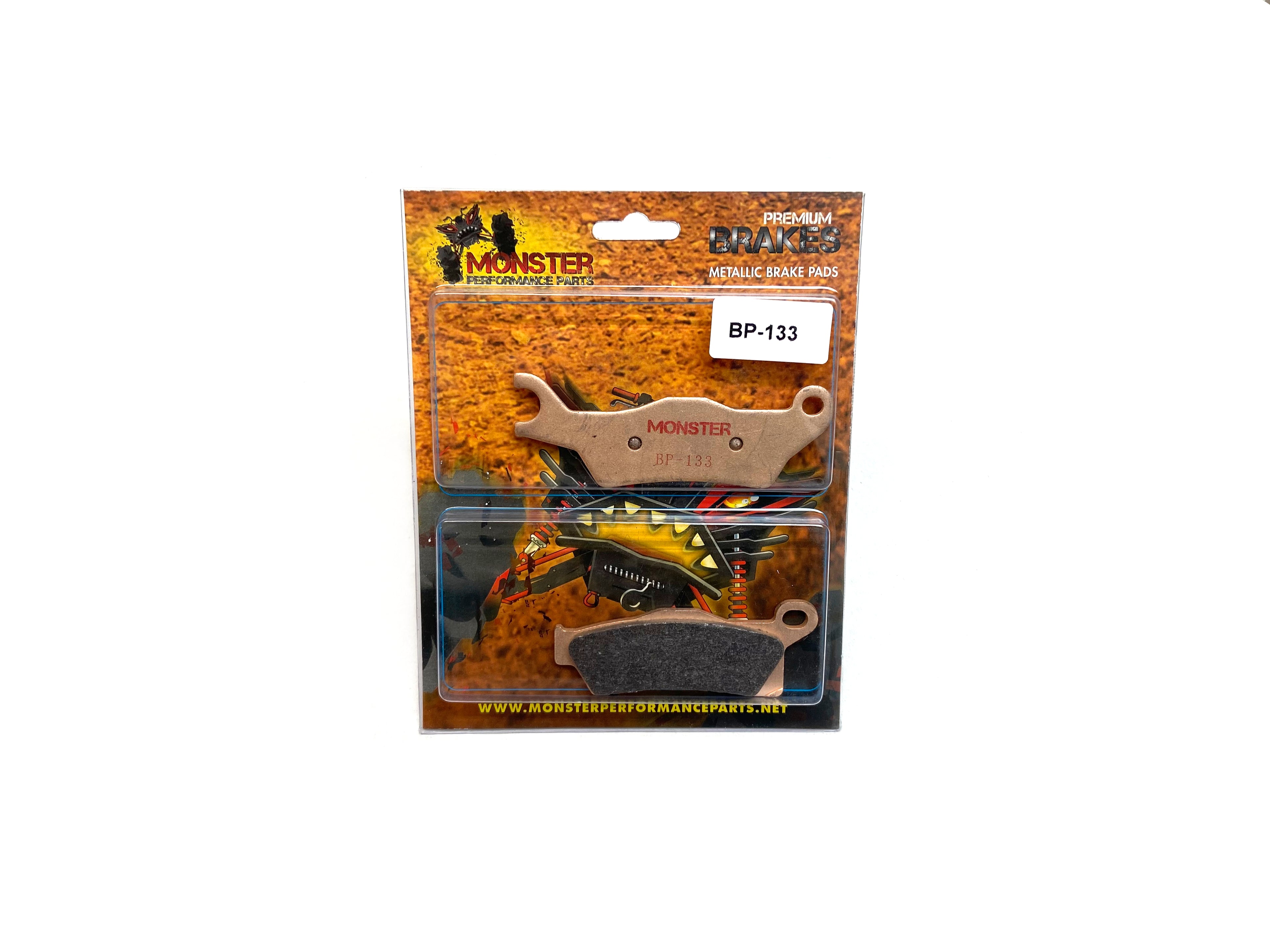 Monster Brake Pads for Can-Am 715900248, Front, Left 2