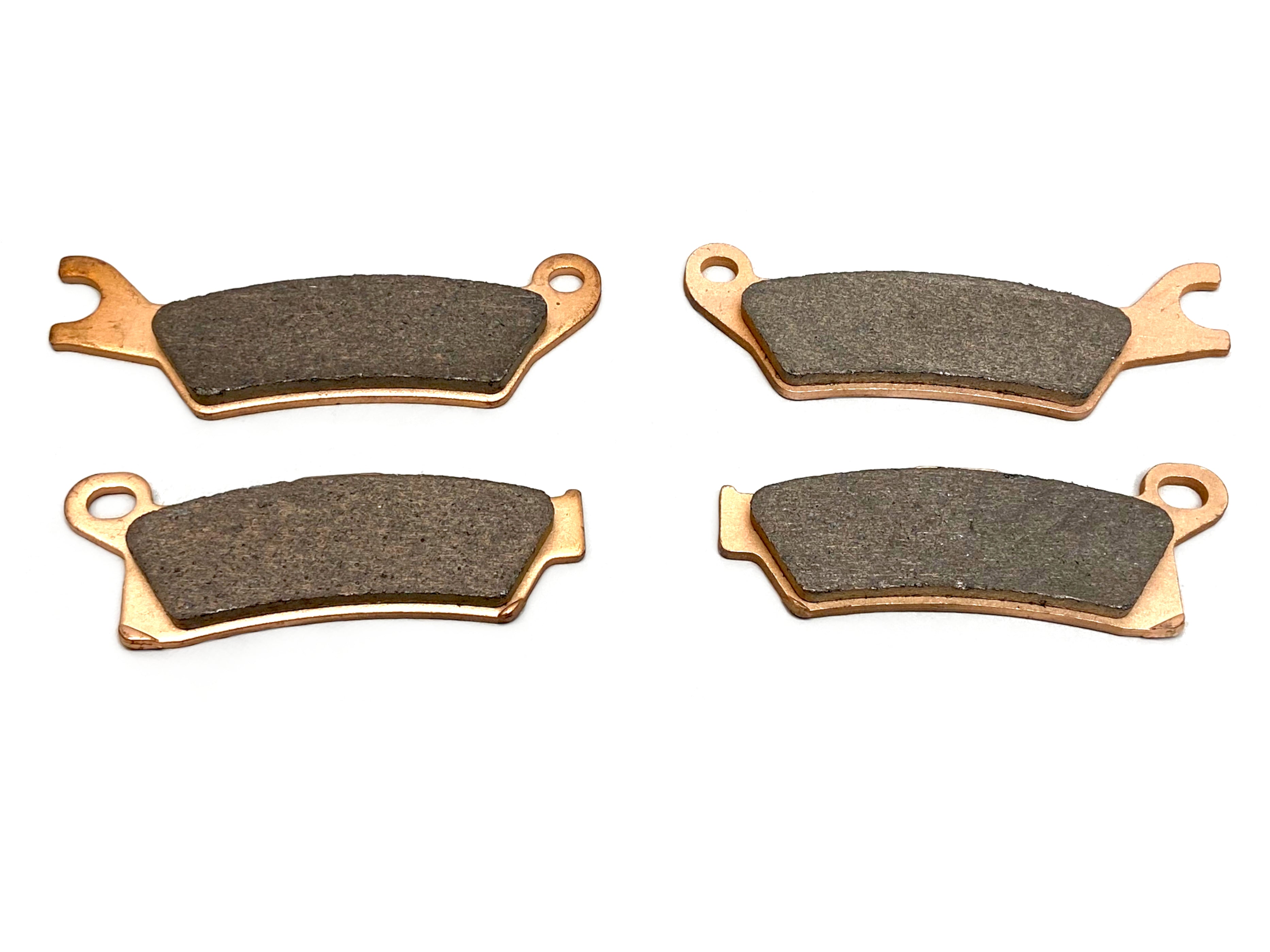 Monster Performance Front Brake Pad Set for Can-Am 705601014, 705601015, Left & Right, Quiet Braking, Low-Dust, All-Weather, Quality Tested