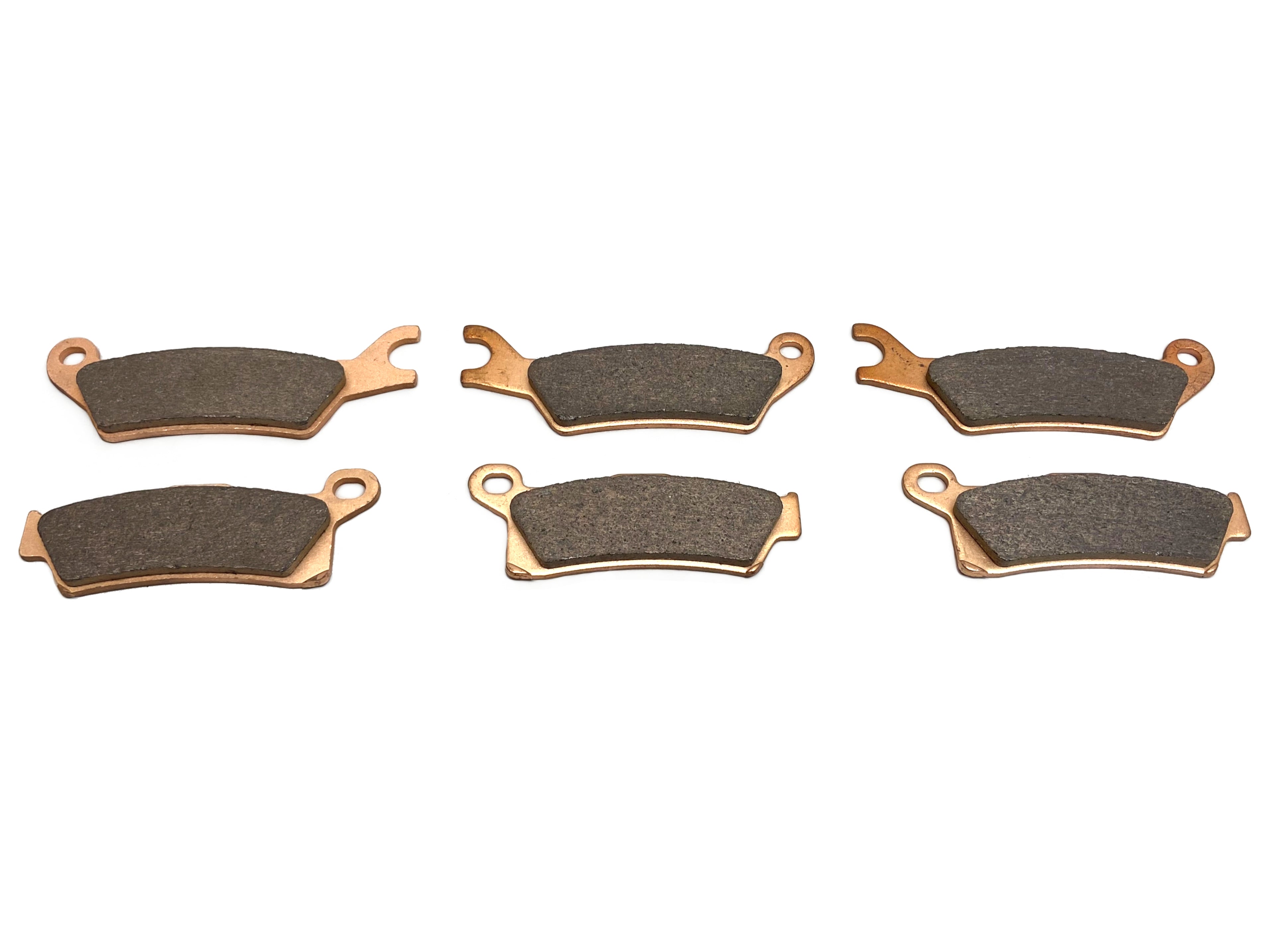 Monster Performance Full Brake Pad Set for Can-Am 705601014, 705601015, Front & Rear, Quiet Braking, Low-Dust, All-Weather, Quality Tested