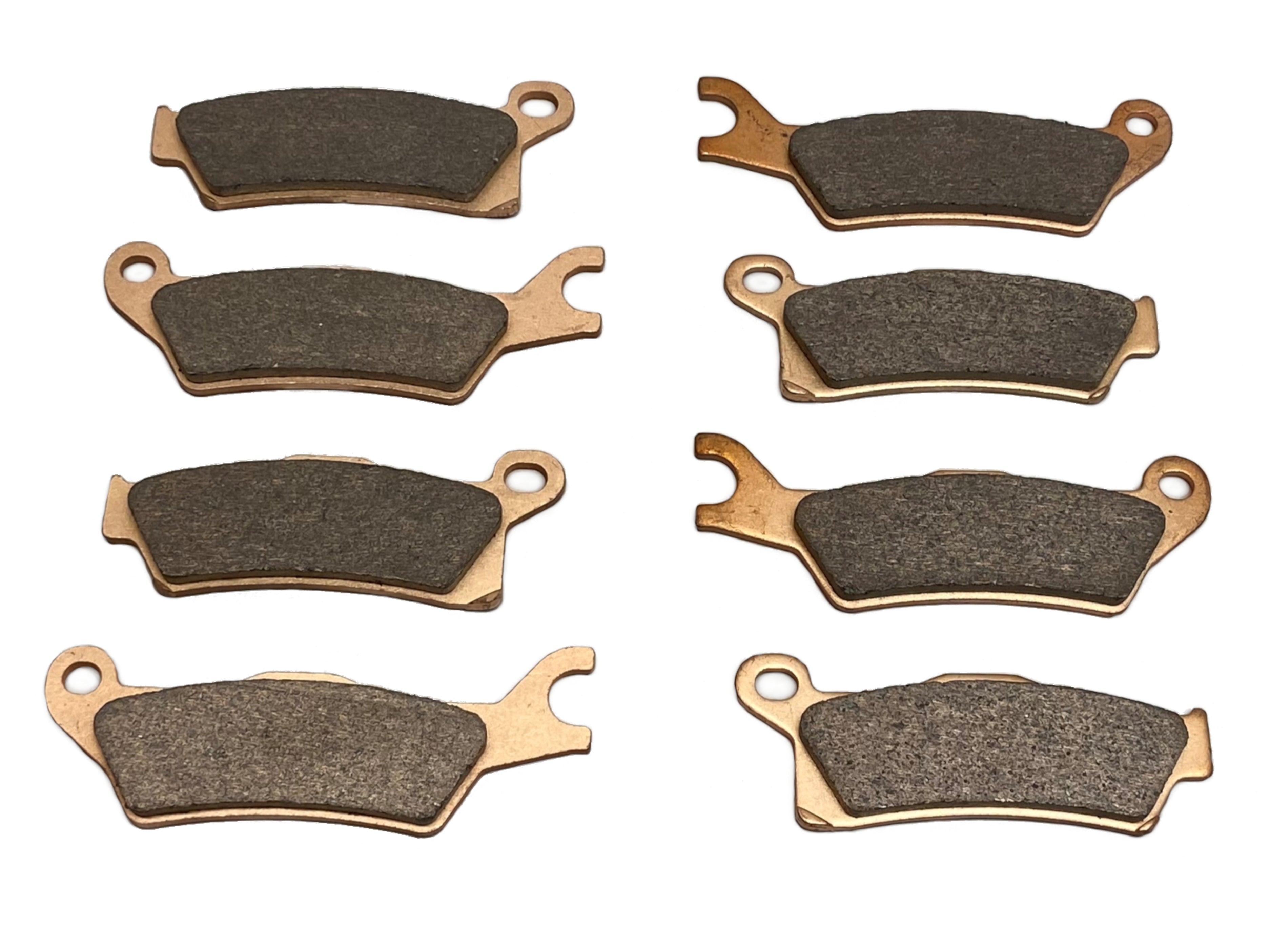 Monster Performance Full Brake Pad Set for Can-Am Renegade 705601014, 705601015, Front & Rear, Quiet Braking, Low-Dust, All-Weather, Quality Tested 1