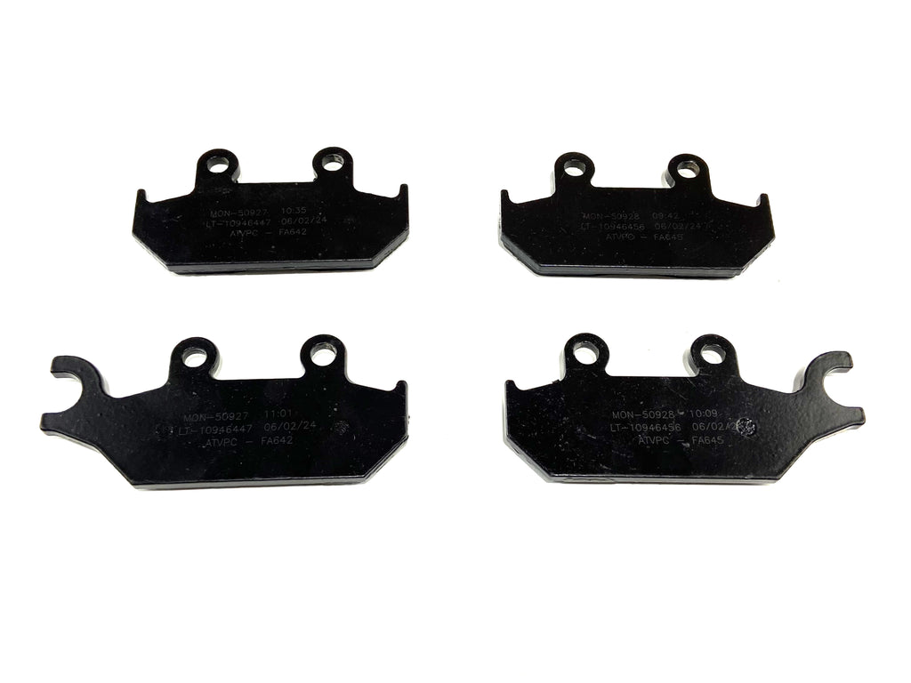 Monster Performance Front Brake Pad Set for Can-Am 705601149, 705601150, Left & Right, Quiet Braking, Low-Dust, All-Weather, Quality Tested 3