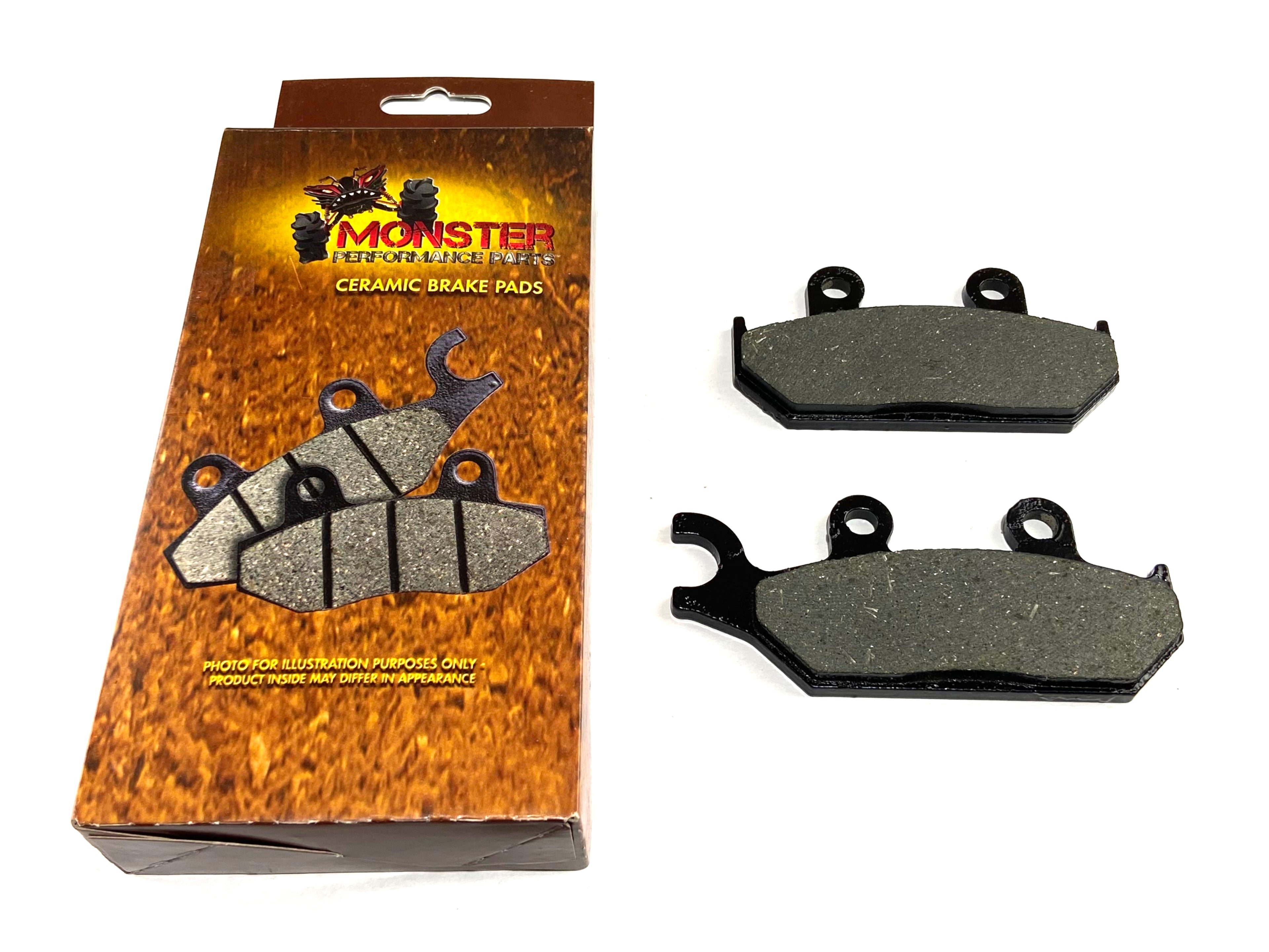 Monster Brake Pads for Yamaha Viking & Wolverine, 1XD-25805-10-00, Front, Right