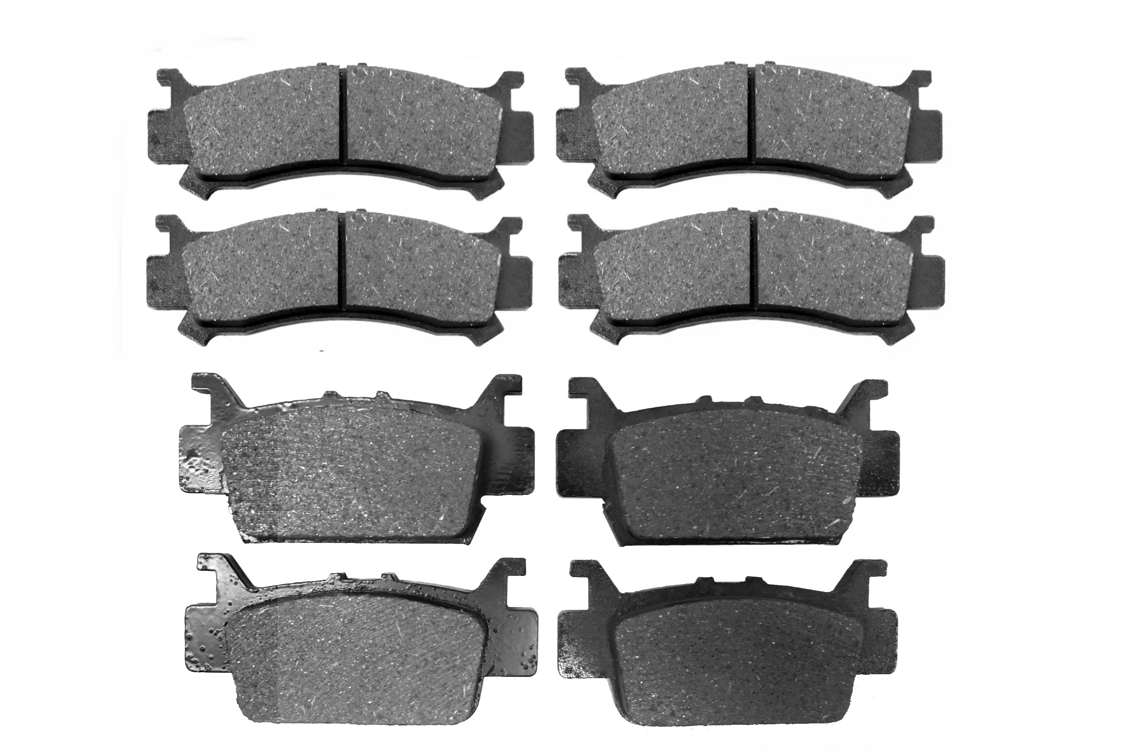 Monster Performance Full Brake Pad Set for Honda Talon 1000 & Pioneer 1000, Front & Rear, Quiet Braking, Low-Dust, All-Weather, Quality Tested 1